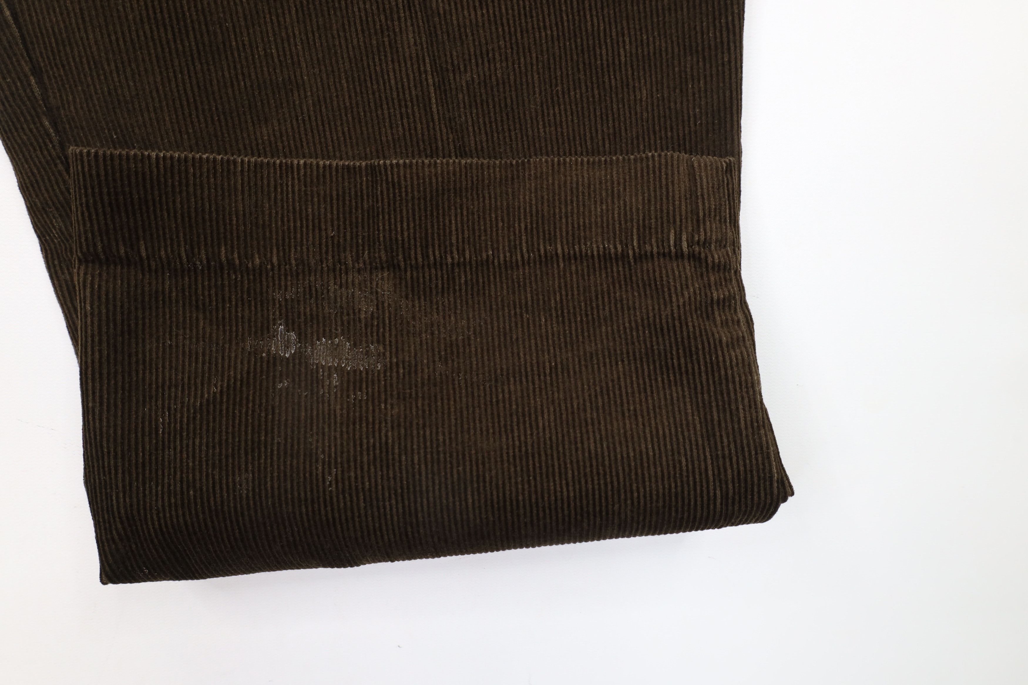 Vintage Vintage 90s Streetwear Pleated Wide Leg Corduroy Chino Pants Size US 36 / EU 52 - 5 Thumbnail