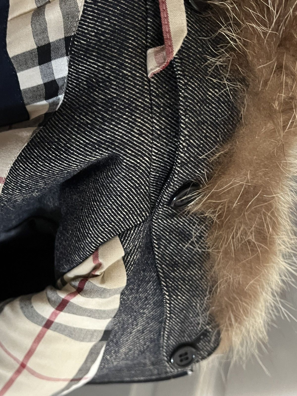 Burberry Burberry Fur Debim Jacket 2 Size S / US 4 / IT 40 - 6 Thumbnail