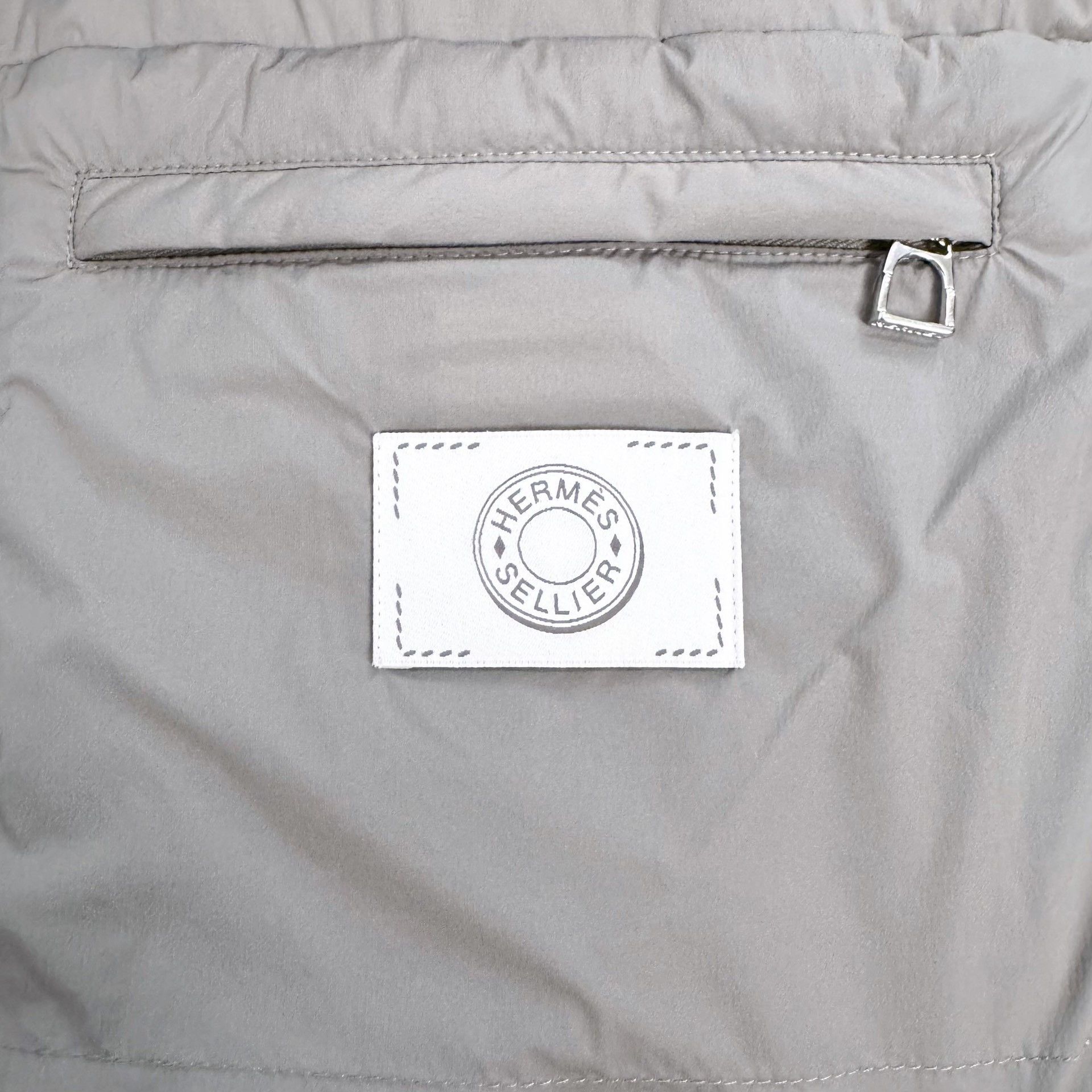 Hermes Hermes Light Brown Equestrian Down Jacket Size US S / EU 44-46 / 1 - 5 Thumbnail