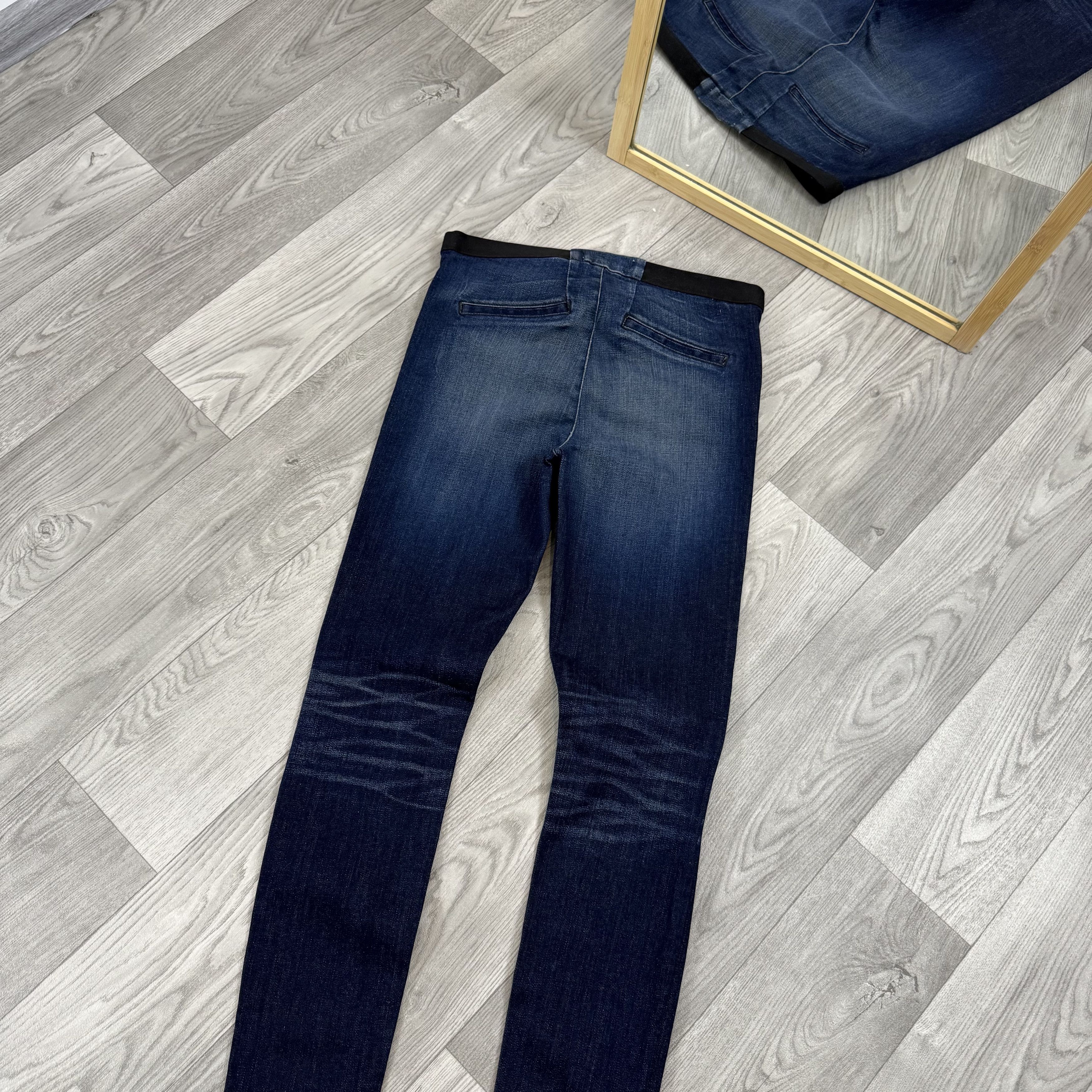 Helmut Lang Vintage Helmut Lang 00s Printed Graphic Jeans Leggins Pants Size 29" - 11 Thumbnail