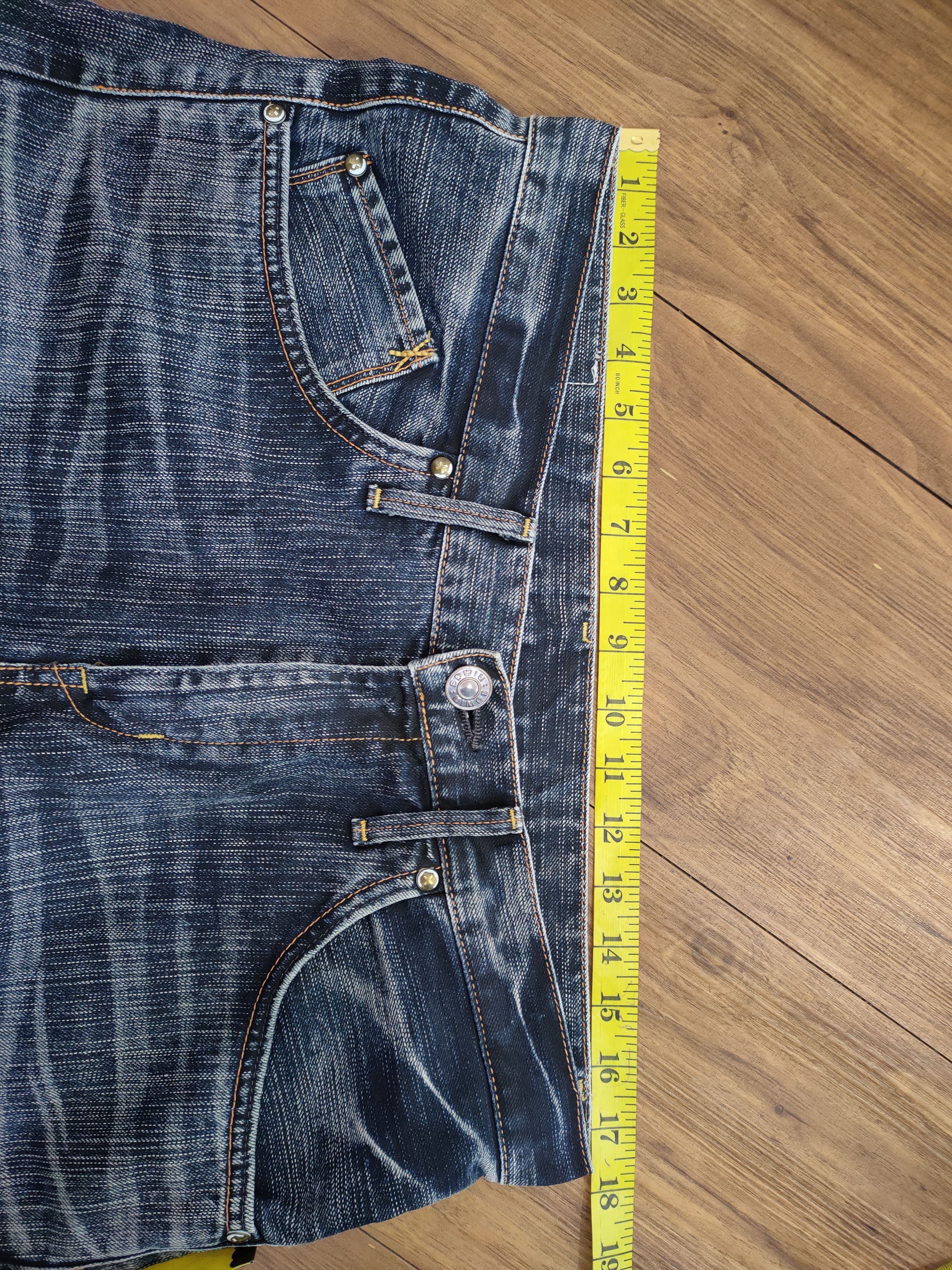 Edwin VINTAGE EDWIN XV FADED RIPPED JEANS DENIM PANTS Size US 35 - 16 Thumbnail