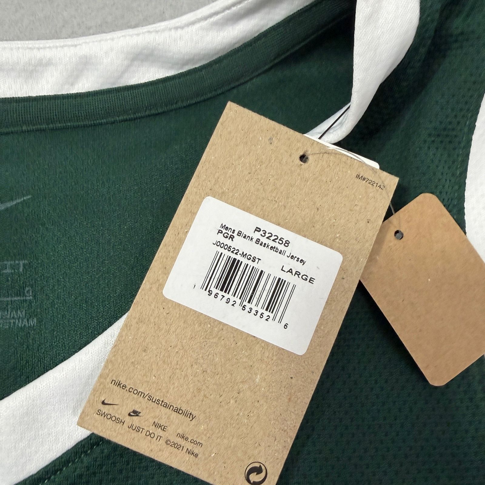 Nike Michigan State Spartans Davis Smith Basketball Jersey XL Size US XL / EU 56 / 4 - 5 Thumbnail
