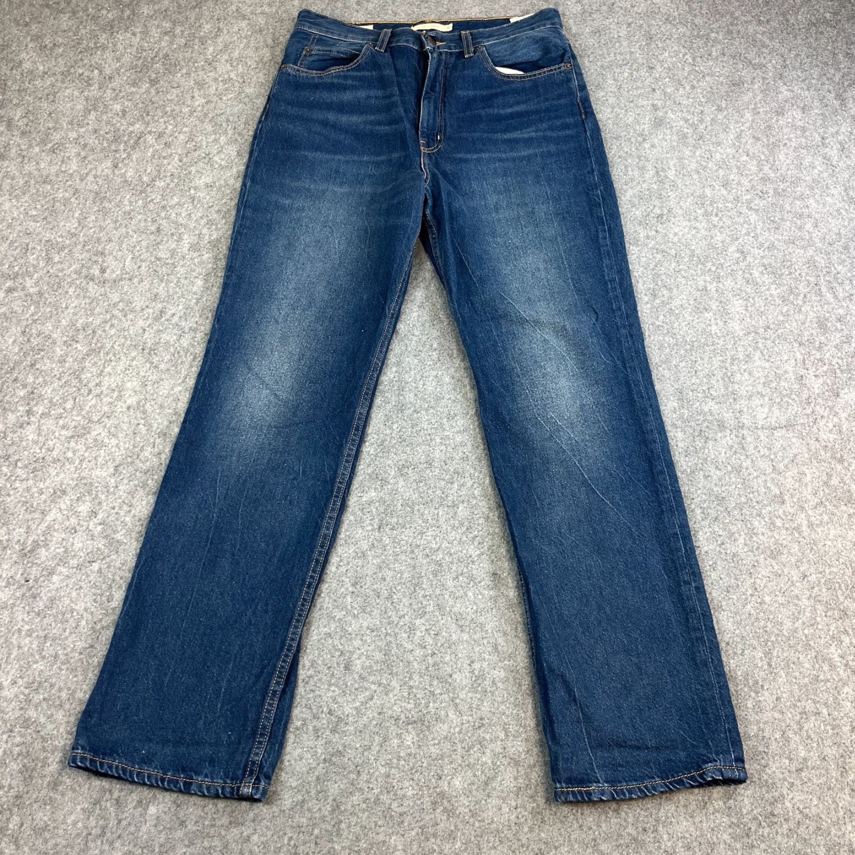 Levi's Levi's Womens Jeans 70s High Waist Straight 30 30 UK 10 Mid Wash Blue Premium Denim Jeans Womens Tight Straight Mens Womens Size 32" / US 10 / IT 46 - 2 Thumbnail