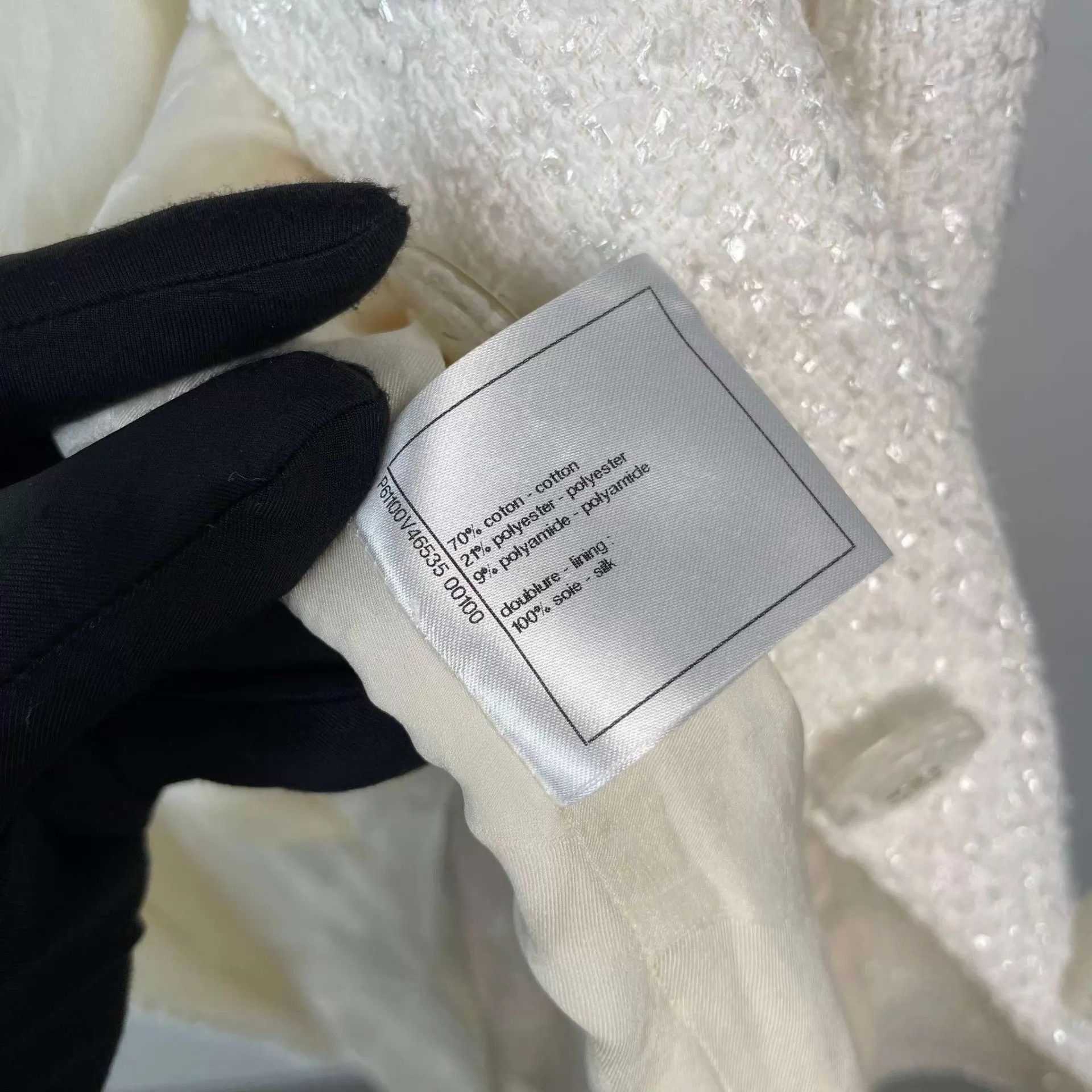 Chanel Chanel Beach Collection Stand Collar White Jacket 44 Size L / US 10 / IT 46 - 6 Thumbnail