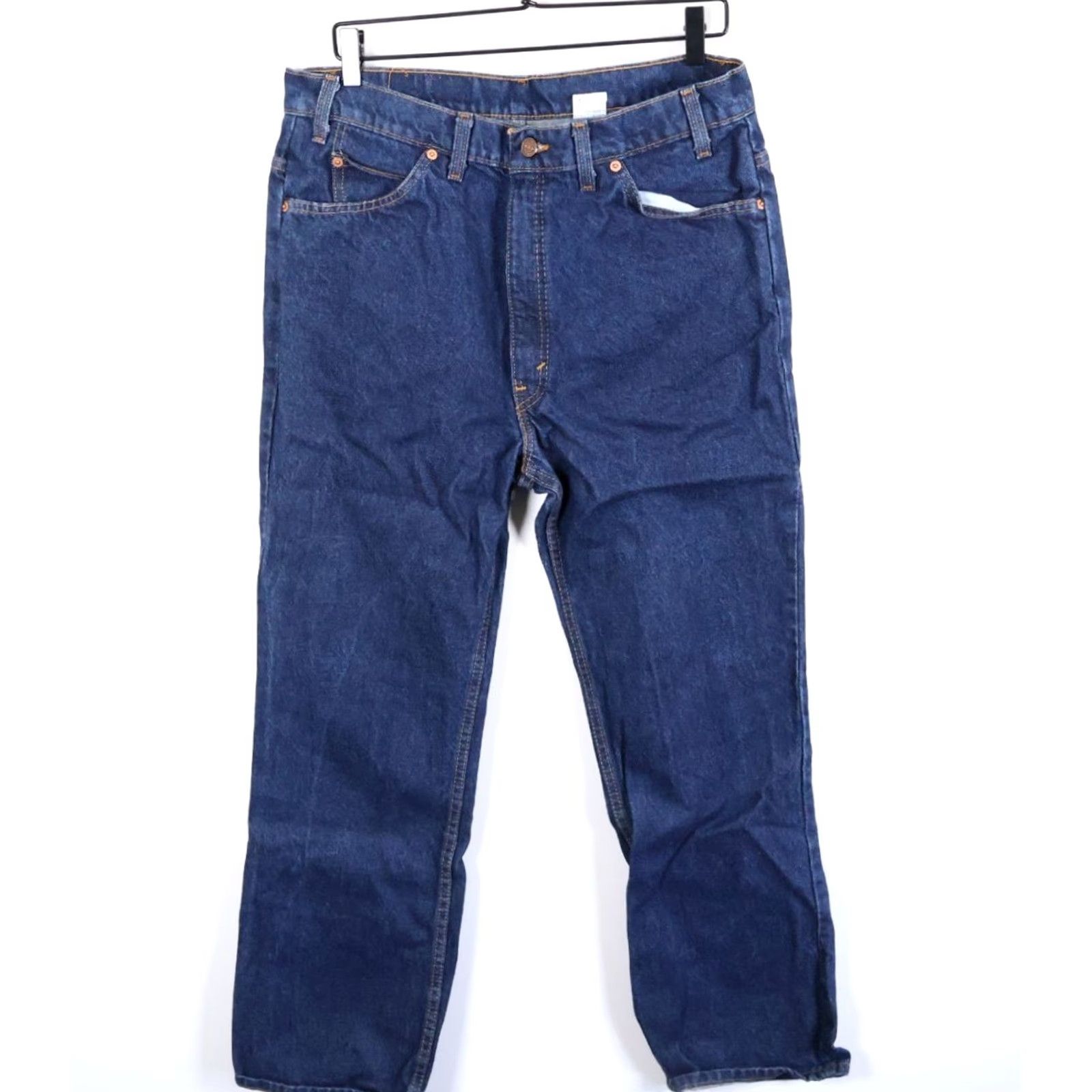 Levi's VINTAGE Levi's 517 Jeans Men's 34 x 30 Blue Denim Orange Tab 1996 VTG Slim Bootcut Regular 5-Pocket Mens Size US 34 / EU 50 - 2 Thumbnail
