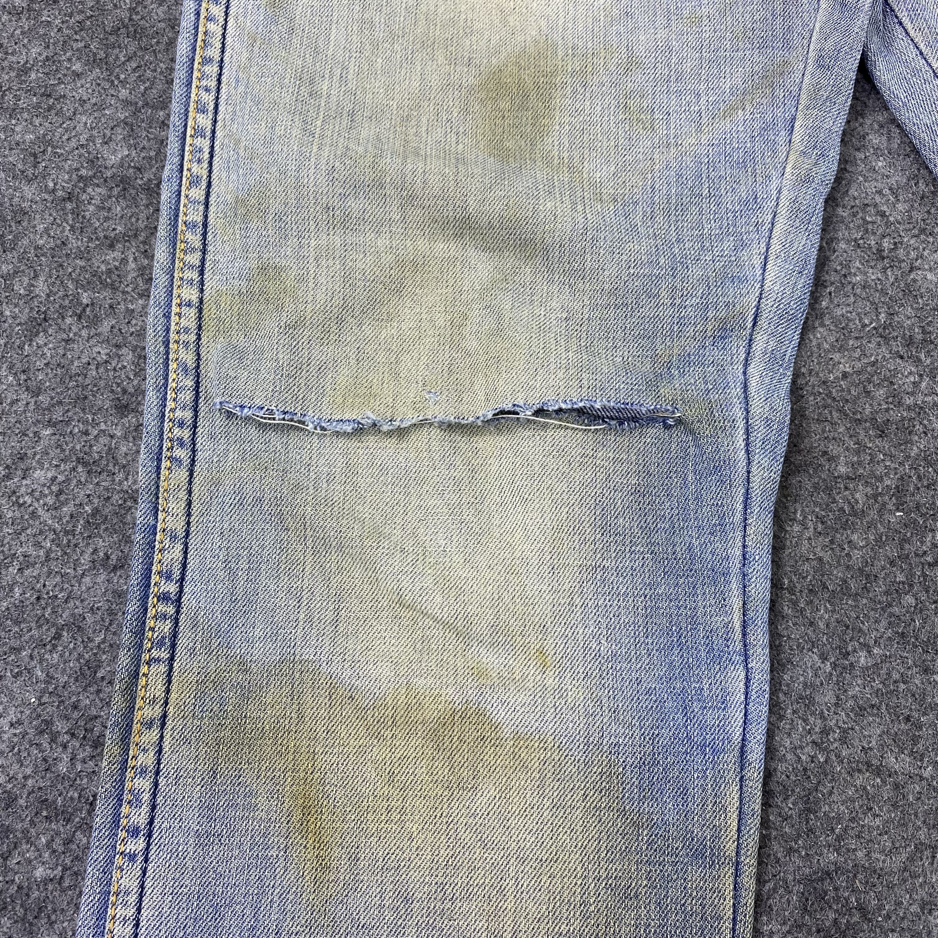 Jean × Vintage × Wrangler Vintage Wrangler Distressed Blue Wash Jean-J1189 Size US 32 / EU 48 - 17 Thumbnail
