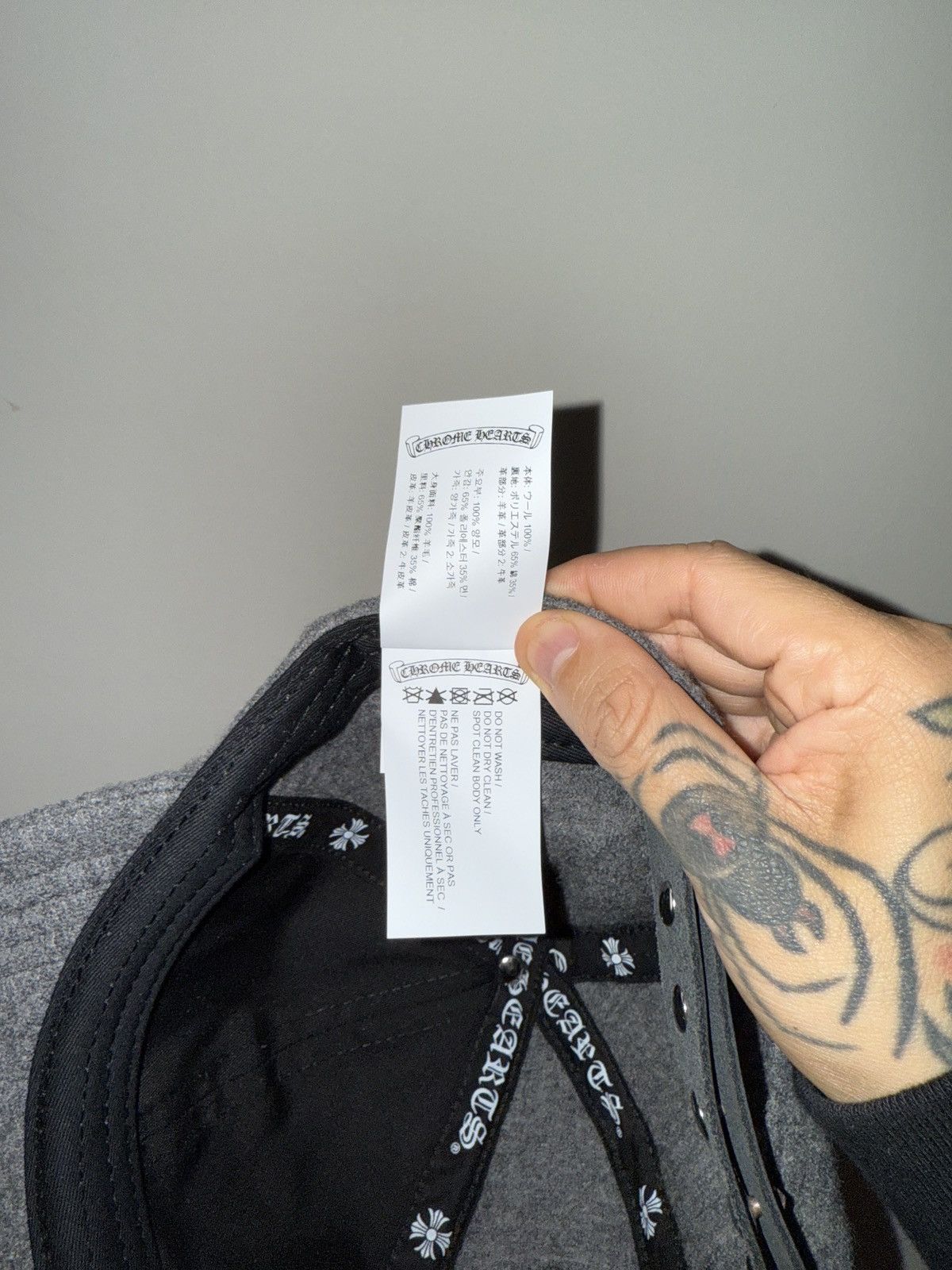 Chrome Hearts Chrome hearts logo wool hat Size ONE SIZE - 7 Thumbnail