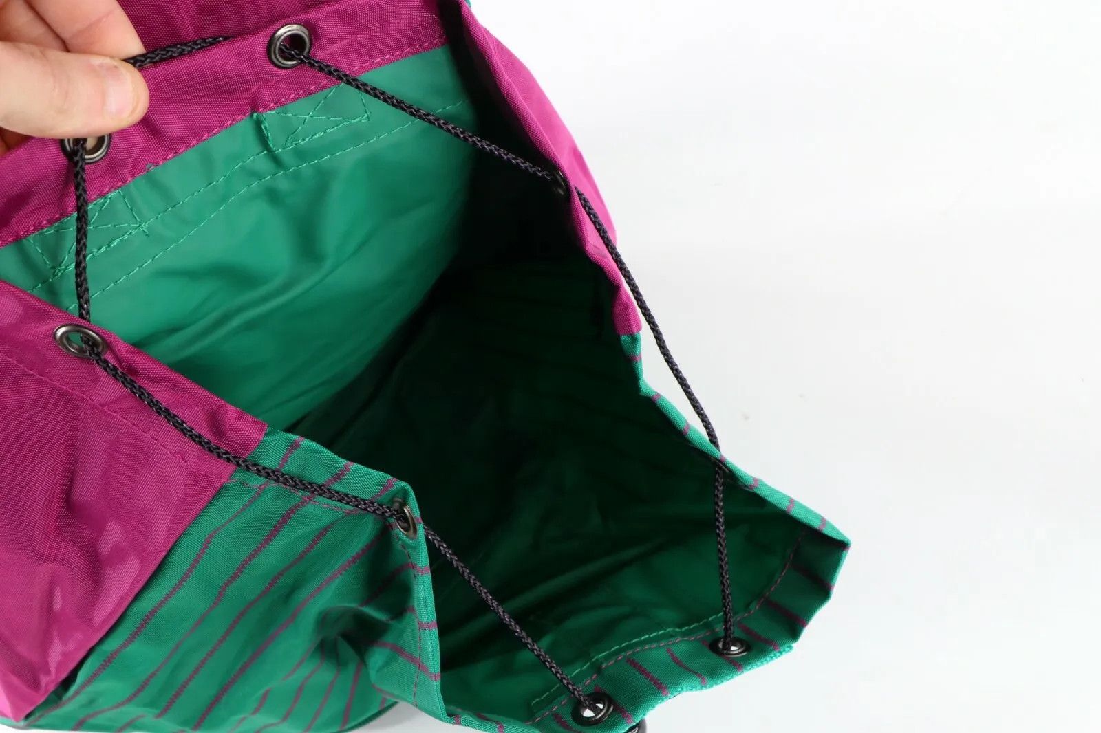 Samsonite × Vintage NOS Vintage 90s Samsonite Sammies Spell Out Striped Backpack Size ONE SIZE - 2 Thumbnail