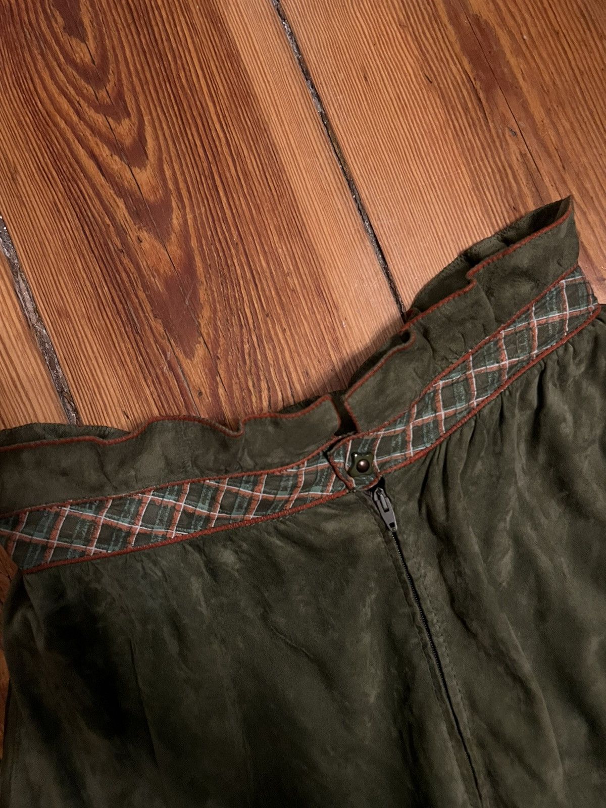 Roberto Cavalli × Vintage Roberto cavalli skirt 70’s vintage leather Size 26" / US 2 / IT 38 - 5 Thumbnail
