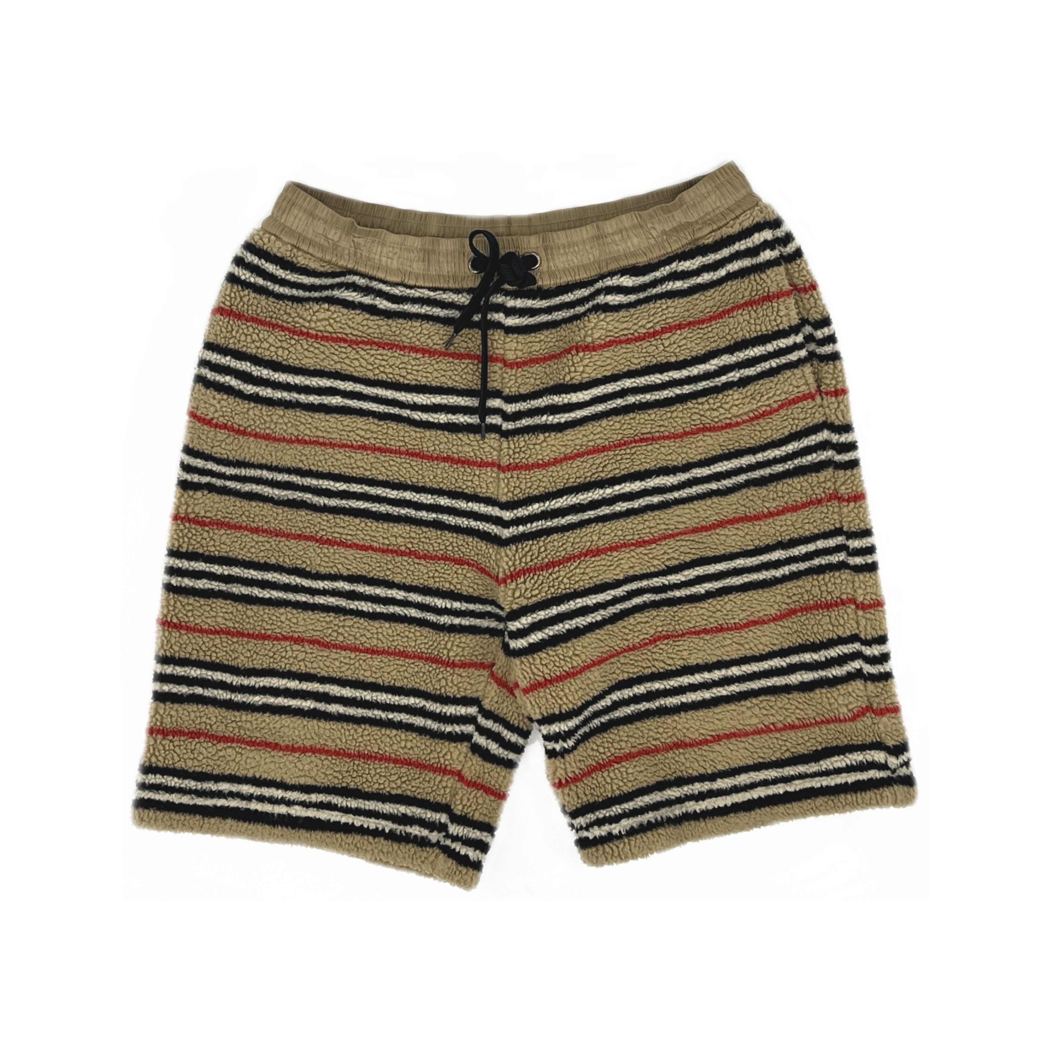 Burberry Burberry Striped Fleece Shorts Size M Size US 32 / EU 48 - 1 Thumbnail