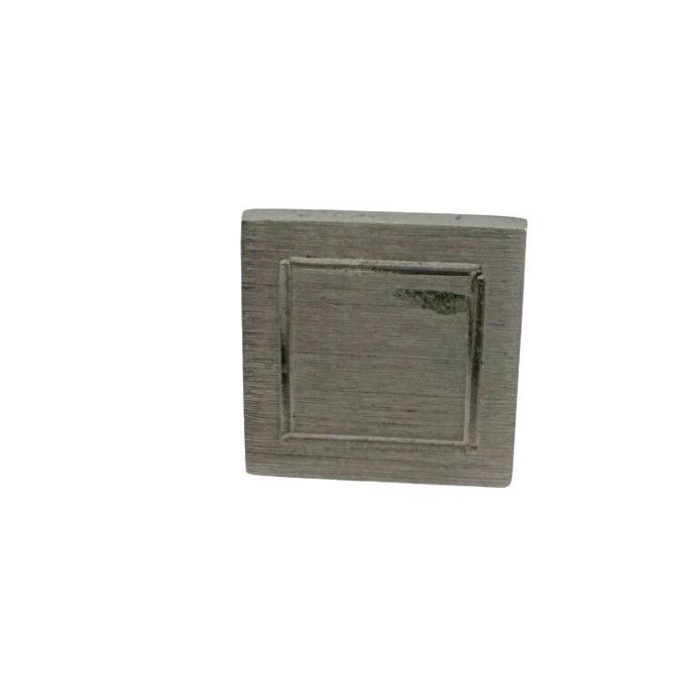 Other Men's Silver Tone Edged Square Shaped Pin / Tie Pin Size ONE SIZE - 8 Thumbnail