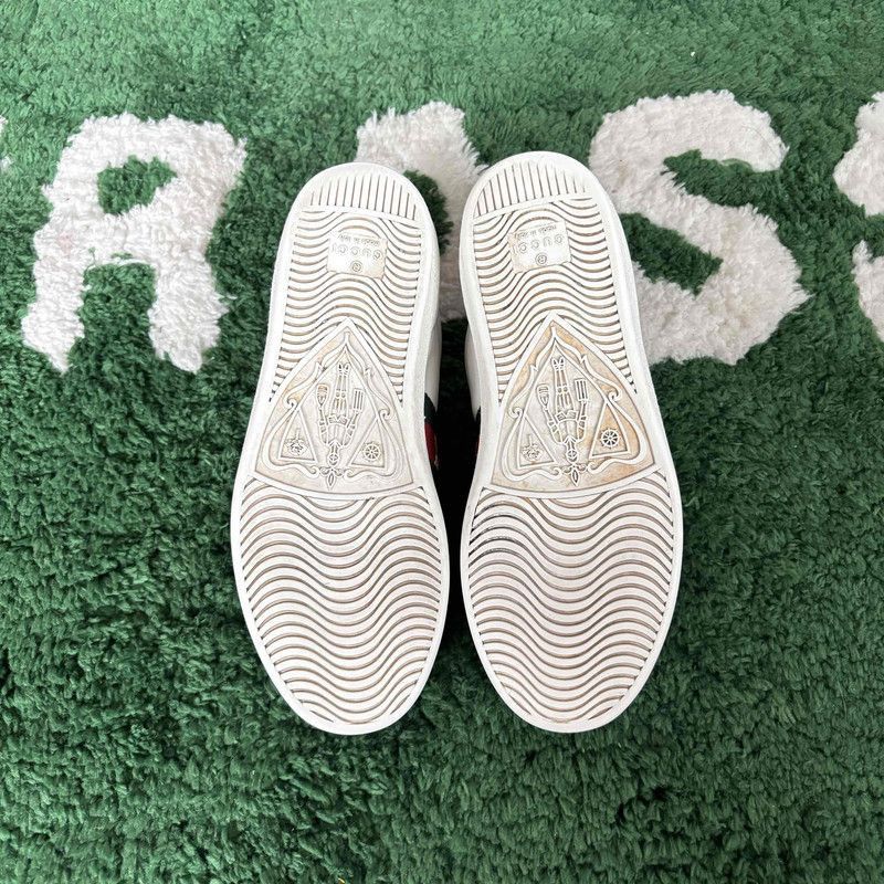 Gucci Gucci Ace Leather Pineapple Embroidery Sneakers for Women - Size US 4.5 / IT 34.5 - 4 Thumbnail