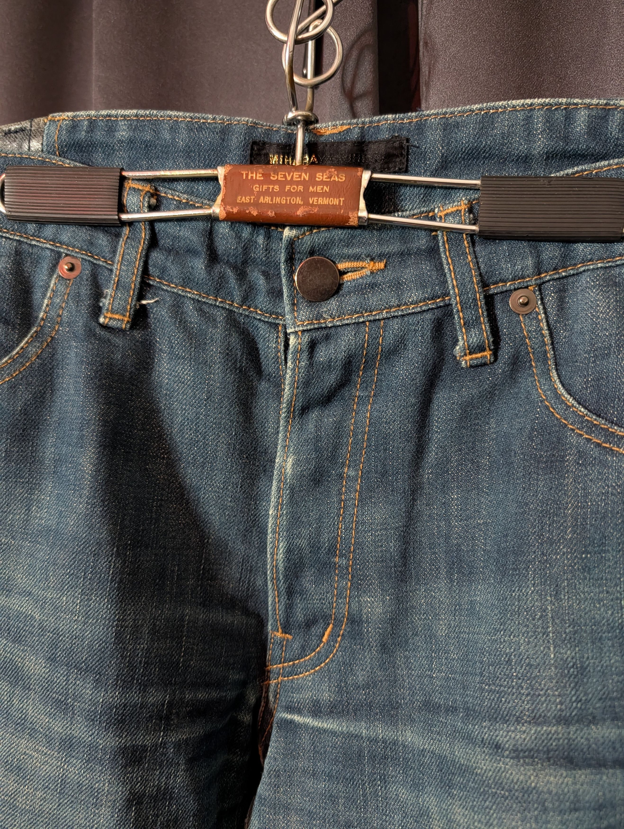 Maison MIHARA YASUHIRO MMY VTG horse leather trompe l'oeil denim jeans Japan Size 28" / US 6 / IT 42 - 7 Thumbnail