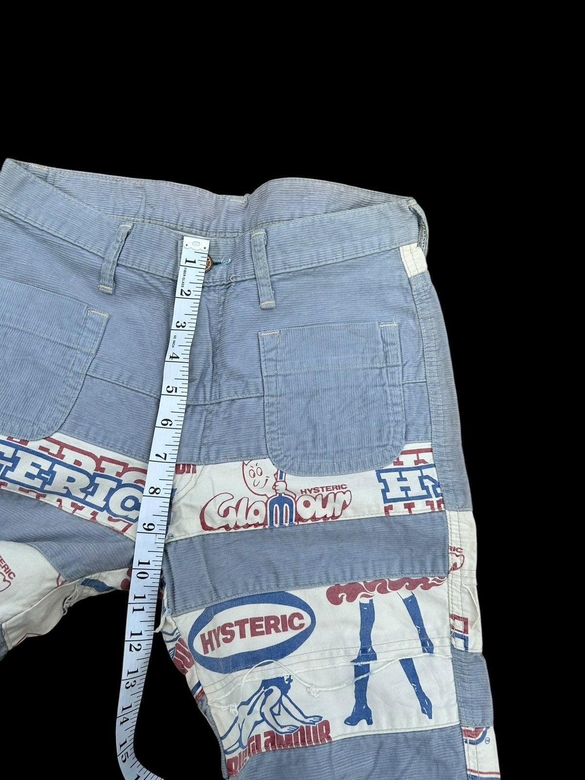 Hysteric Glamour HYSTERIC GLAMOUR FLARE HAGI VINTAGE DENIM JEANS Size US 28 / EU 44 - 17 Thumbnail