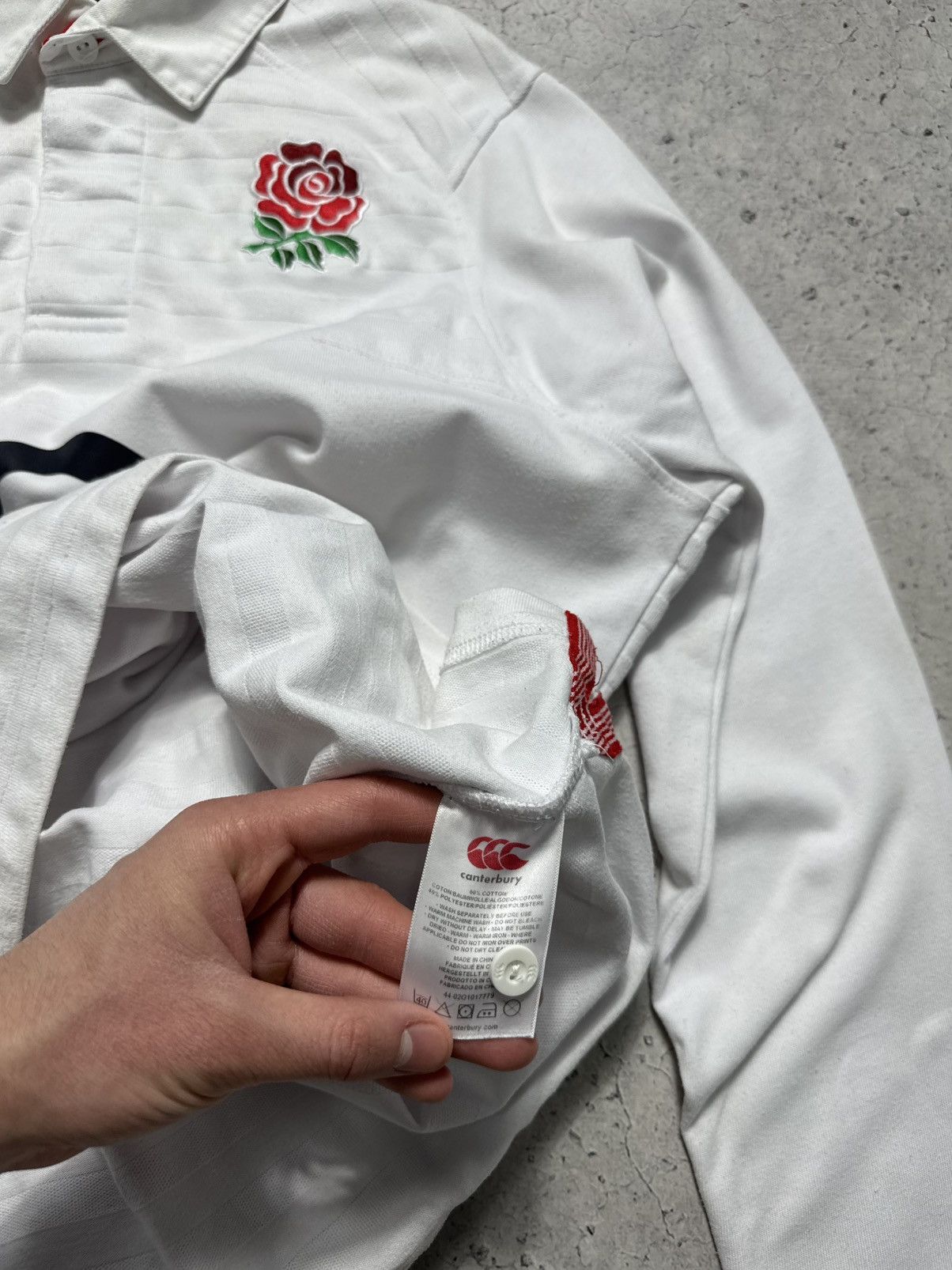 Canterbury of New Zealand × Vintage Canterbury England Rugby League Sweatshirt Jersey O2 Size US L / EU 52-54 / 3 - 9 Thumbnail