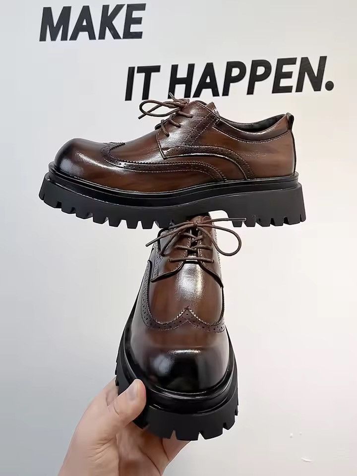 Leather Chunky Platform Oxford Brogues Size US 11 / EU 44 - 6 Thumbnail