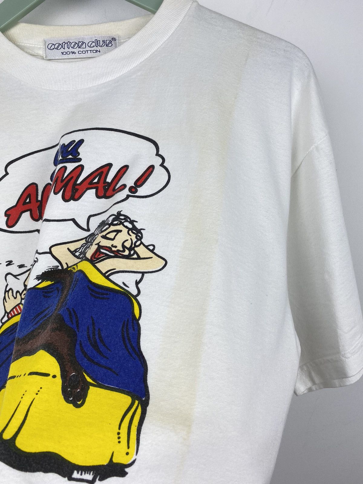 Vintage Vintage Y2K You Animal! Humor Parody T Shirt Tee Porn Star Size US M / EU 48-50 / 2 - 3 Thumbnail