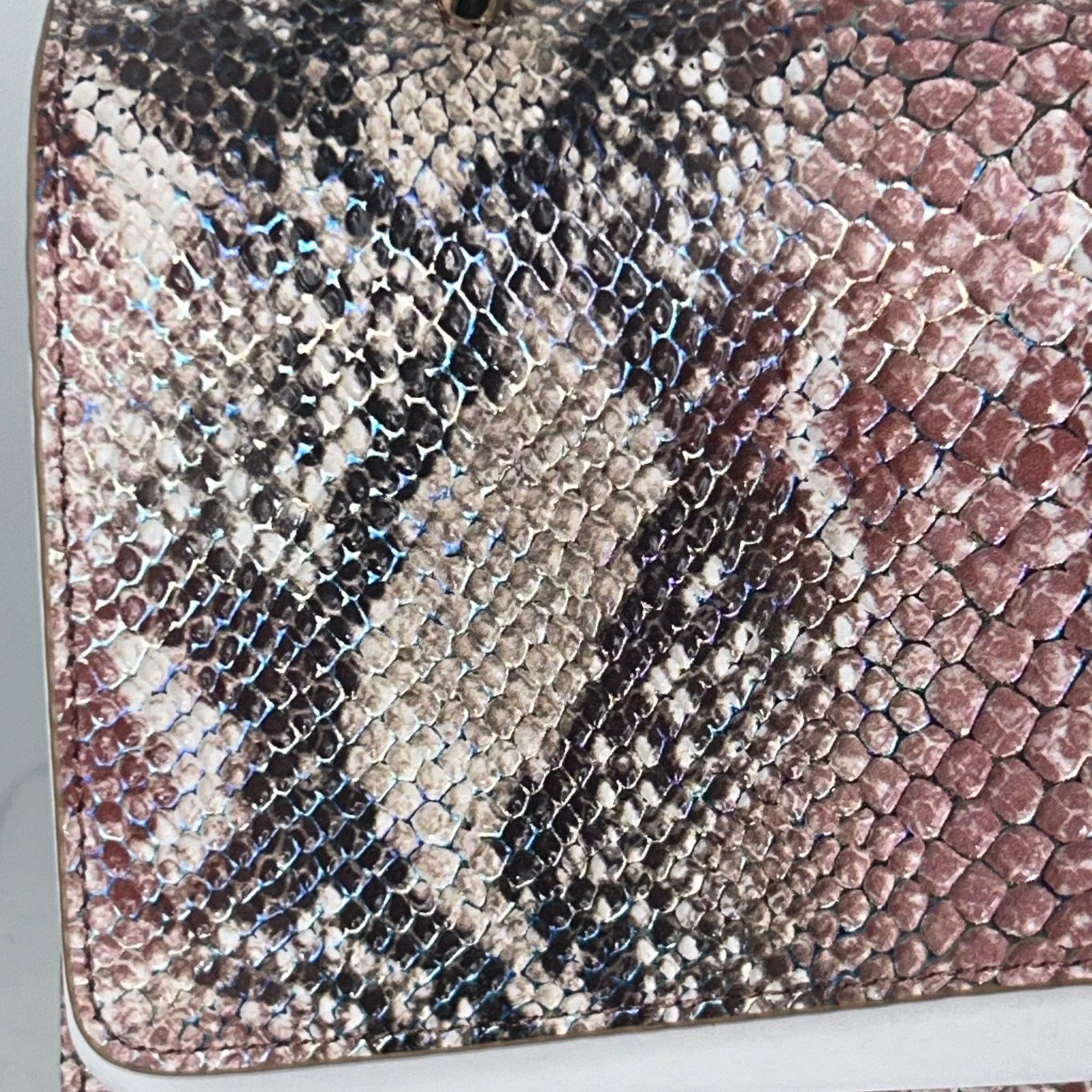 BRAHMIN Brahmin Hallie Multi Skyterra Snake Leather Shoulder Bag NWT Size ONE SIZE - 7 Thumbnail