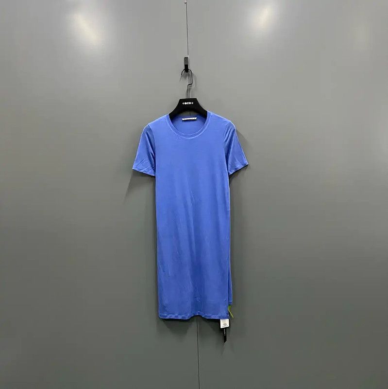 Acne Studios Acne Studios Summer Blue Cotton Dress Size S / US 4 / IT 40 - 1 Thumbnail