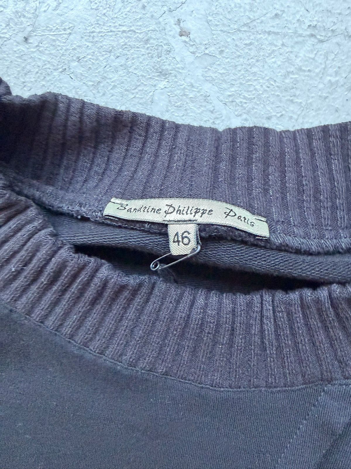 Sandrine Philippe Sandrine Philipe Molleton Cotton Crewneck Size US S / EU 44-46 / 1 - 4 Thumbnail