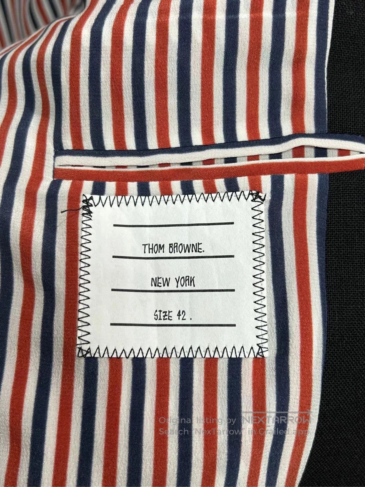 Thom Browne thom browne fringed tailored suit jacket. Size US M / EU 48-50 / 2 - 4 Thumbnail