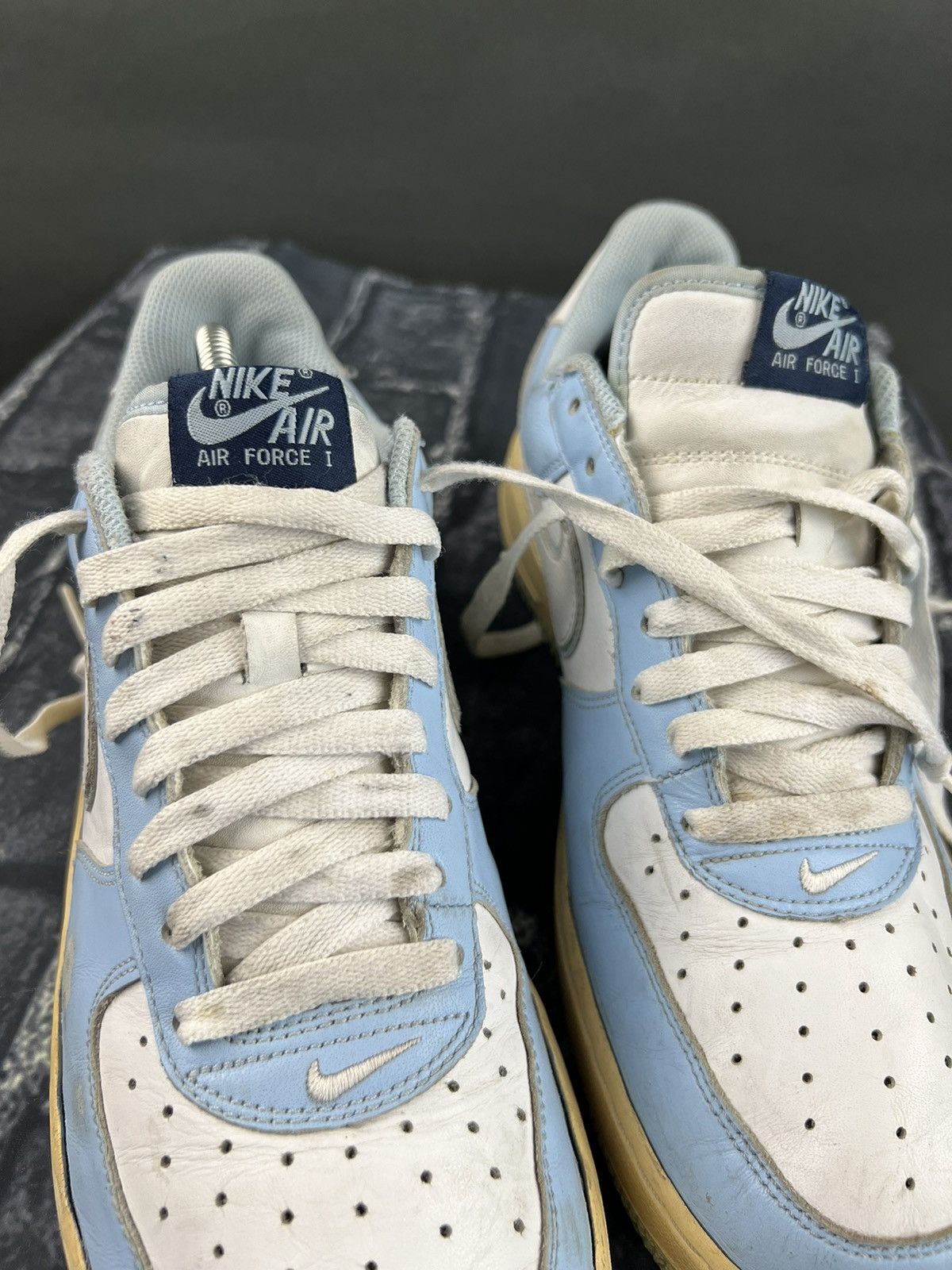 Nike Y2K NIKE Air Force 1 Low Baby Sky Blue & White on Gum Size US 12 / EU 45 - 11 Thumbnail