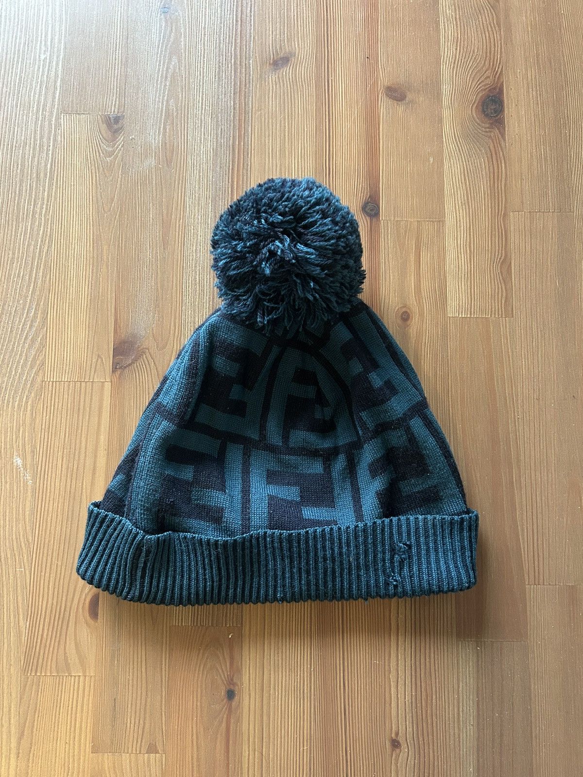 Fendi FF Zucca Monogram Beanie Size ONE SIZE - 1 Thumbnail