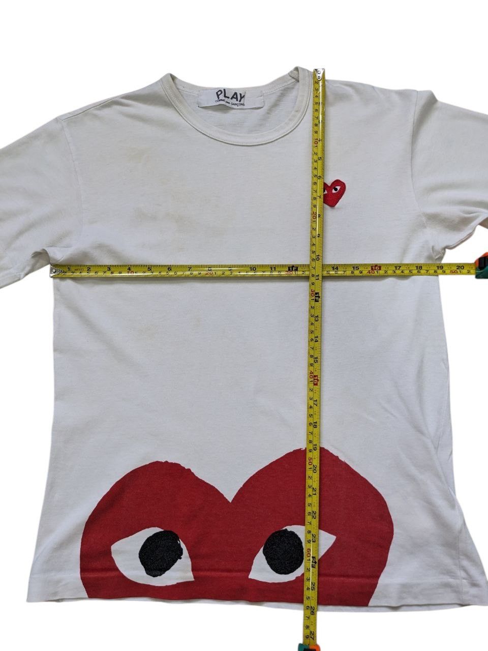 Comme des Garcons COMME des GARÇONS PLAY Peek A Boo Heart Tee Size US S / EU 44-46 / 1 - 7 Thumbnail