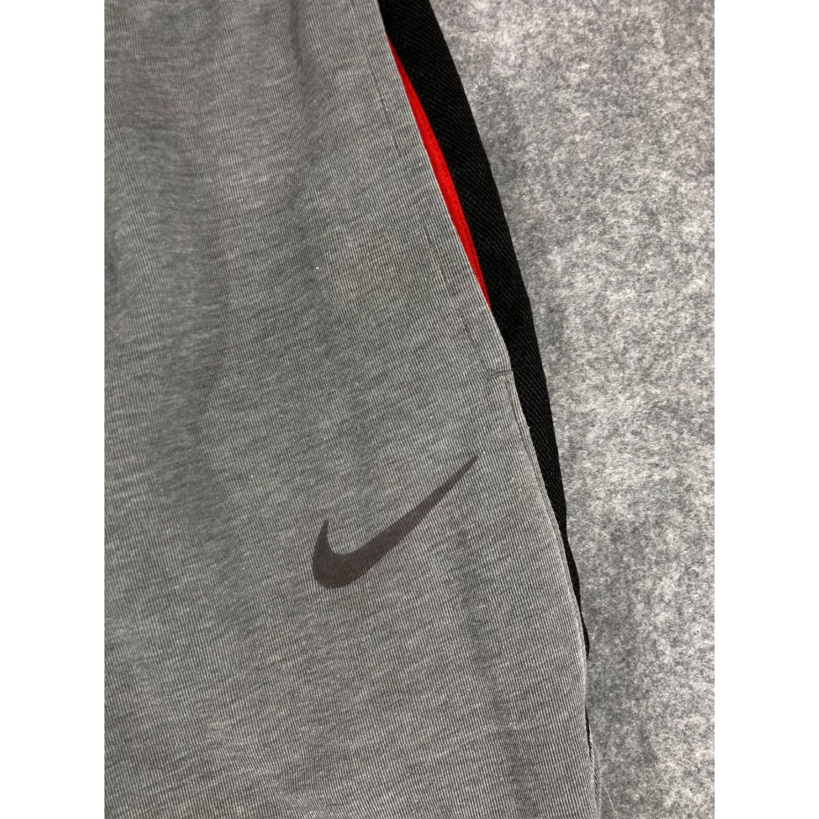 Nike Nike Dri-Fit Training Jogger Pants Mens Large Gray Drawstring Logo Pockets Size US 33 - 6 Thumbnail