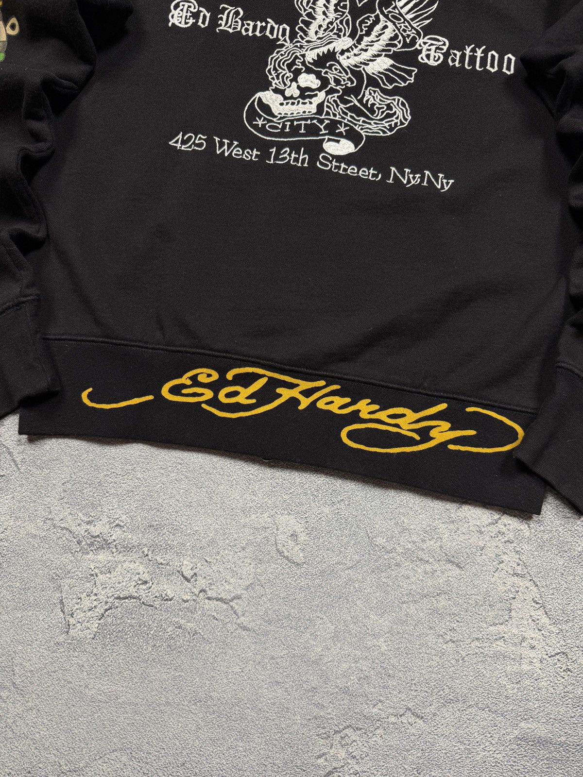 Ed Hardy Y2K Rare Crazy Ed Hardy Zipper Hoodie Size US M / EU 48-50 / 2 - 9 Thumbnail