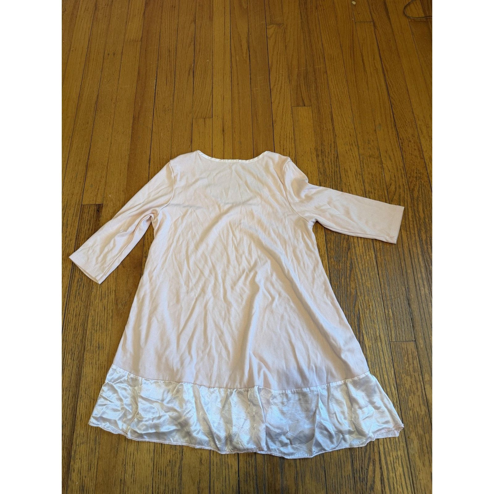 Other PJ Harlow Kiki Top Womens Medium Pink Satin Faille Trim USA Size ONE SIZE - 6 Thumbnail