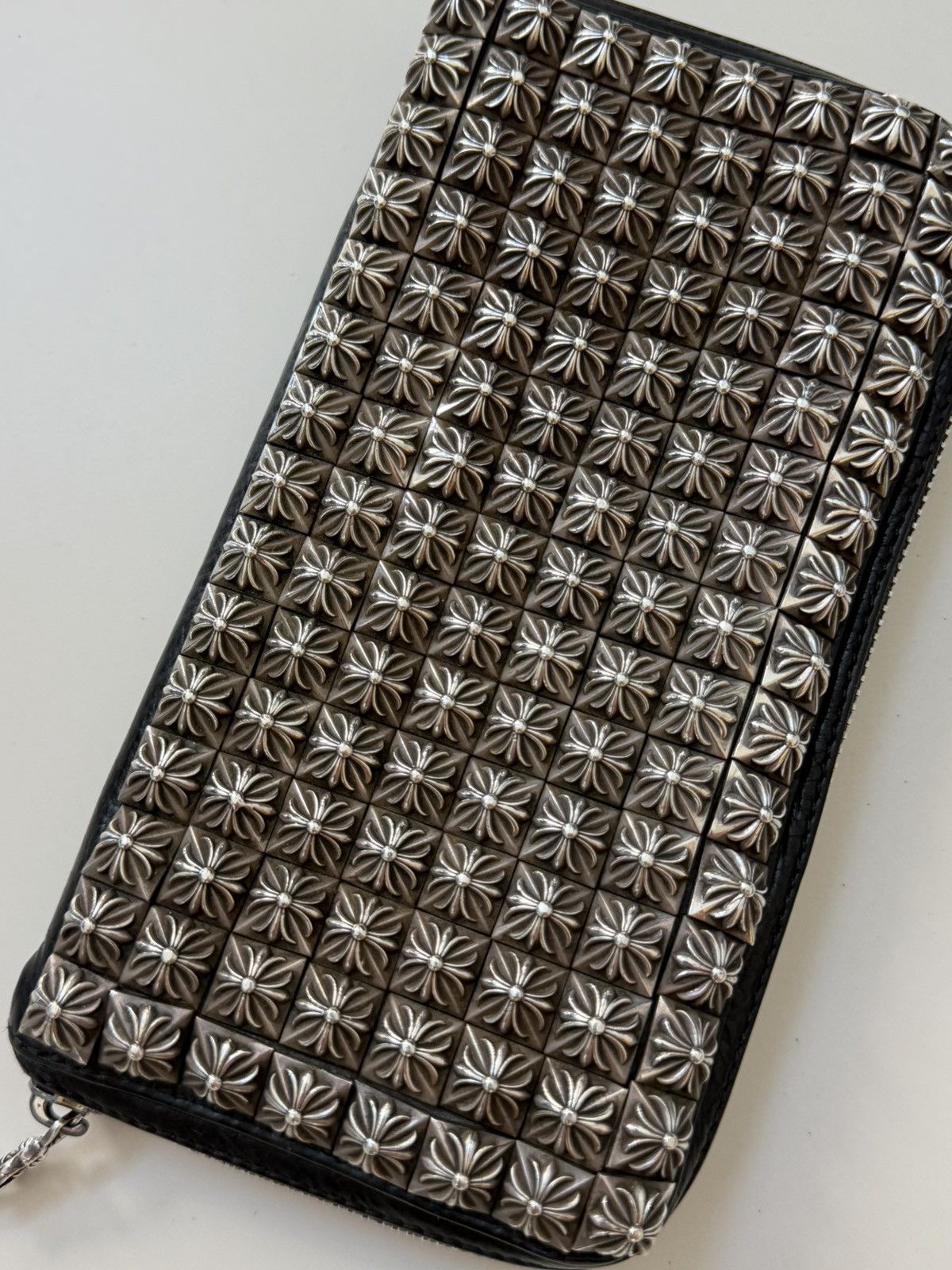 Chrome Hearts Chrome Hearts Pyramid Stud Zipper Wallet Size ONE SIZE - 3 Thumbnail