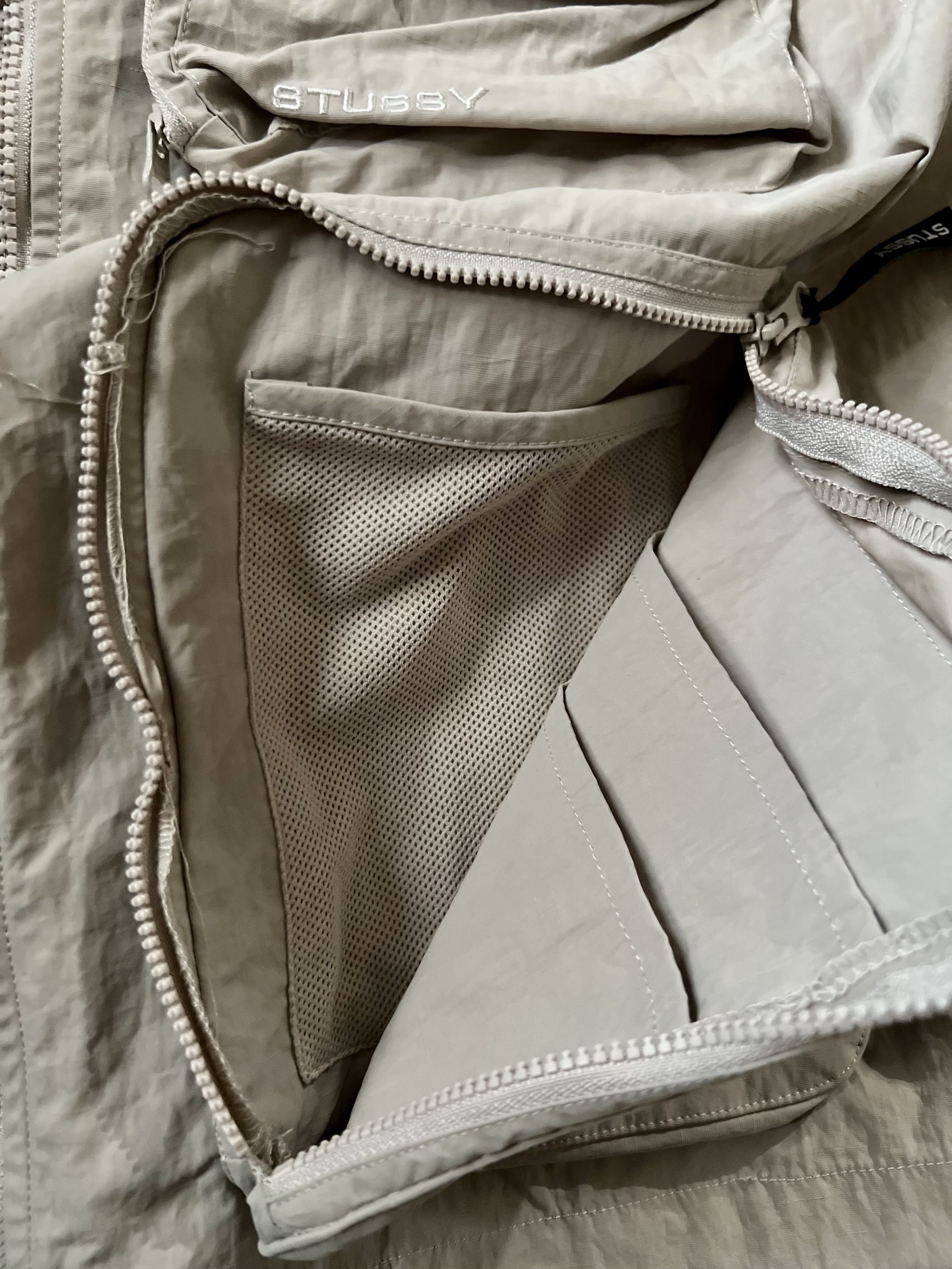 Stussy Stussy Nylon Approach Vest - Stone (L) Size US L / EU 52-54 / 3 - 6 Thumbnail