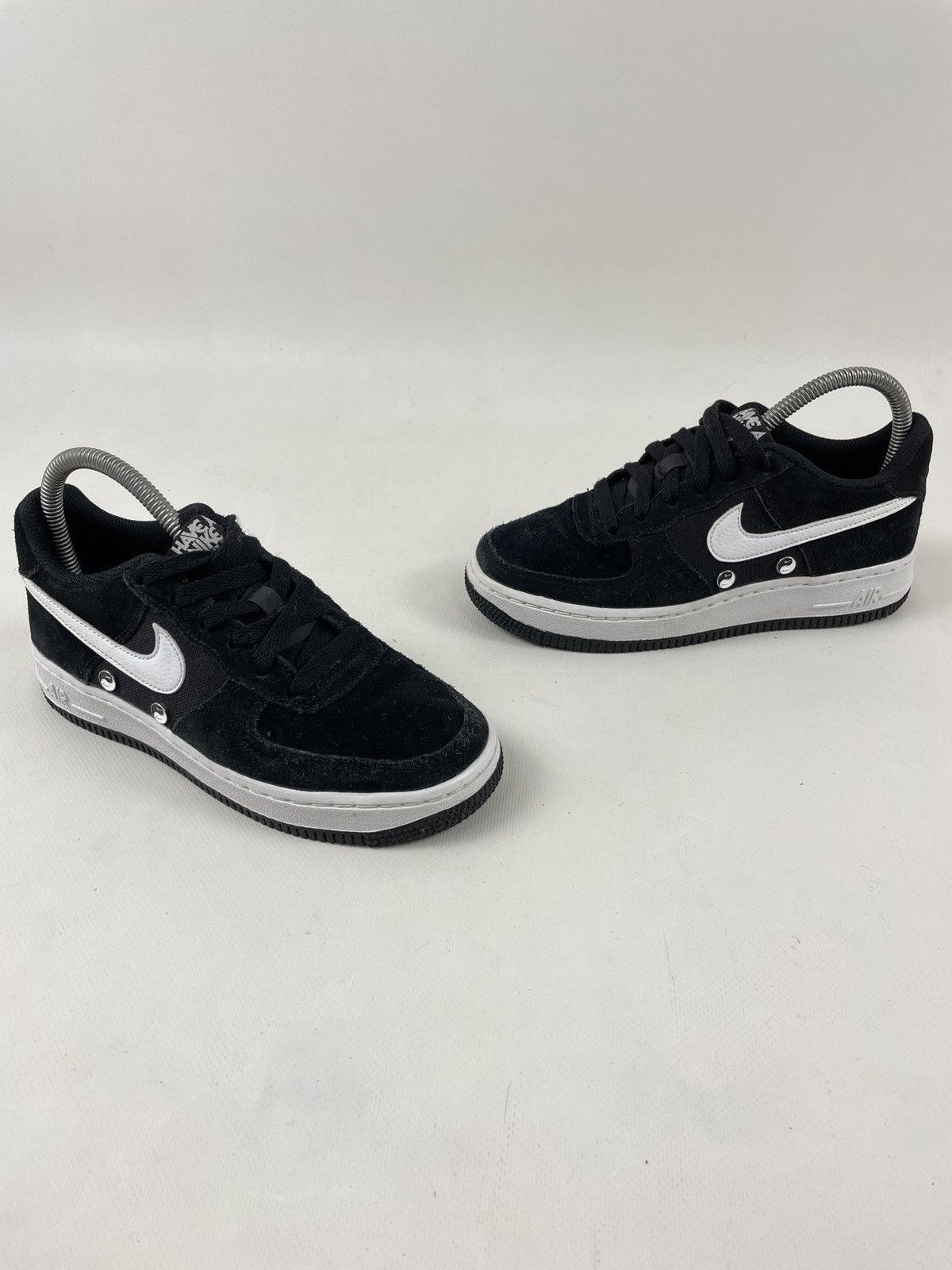Nike × Nike ACG AIR FORCE 1 Low Top "Have A NIKE Day" GS LV8 Black Sneakers Shoes Size US 5.5 / IT 35.5 - 2 Thumbnail