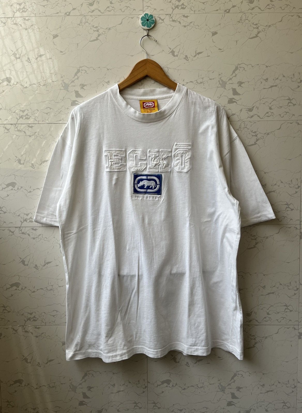 Ecko Unltd. × Vintage VINTAGE Y2K ECKO UNLTD. Logo Tee Size US L / EU 52-54 / 3 - 1 Thumbnail