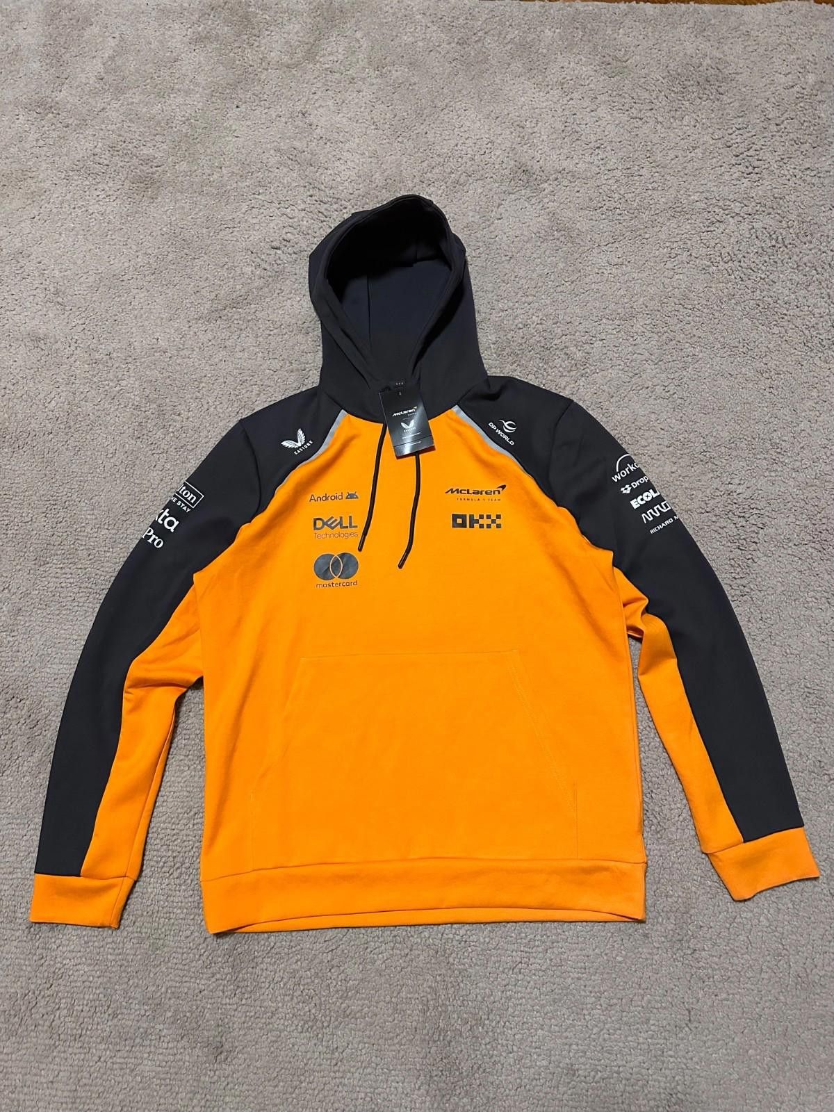 Castore CASTORE 2025 McLaren F1 UK Mens Team Hooded Sweatshirt XL Size US XL / EU 56 / 4 - 1 Thumbnail