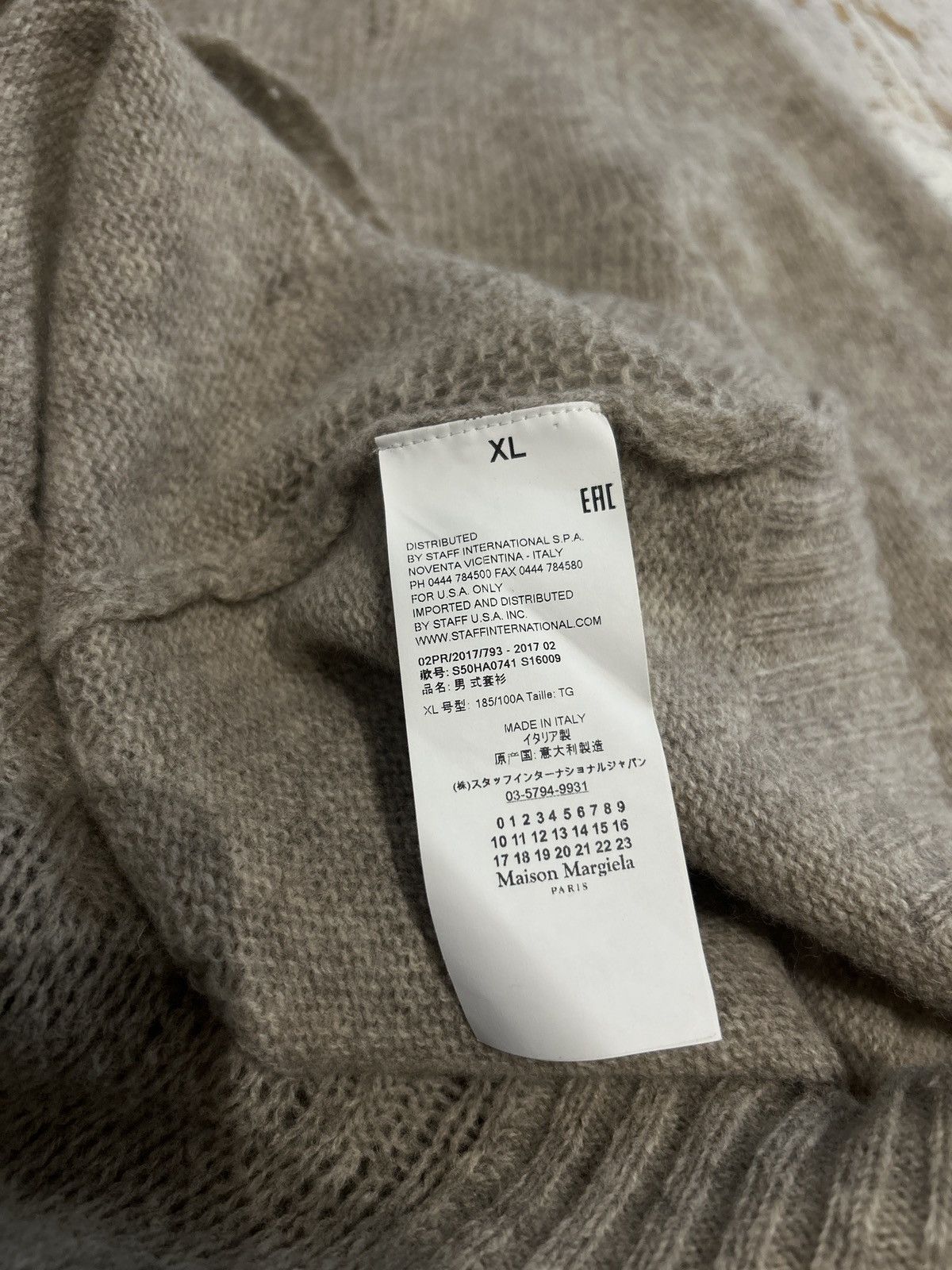 Maison Margiela Maison Margiela Spider Web Knit Sweater - AW17 Size US L / EU 52-54 / 3 - 6 Thumbnail