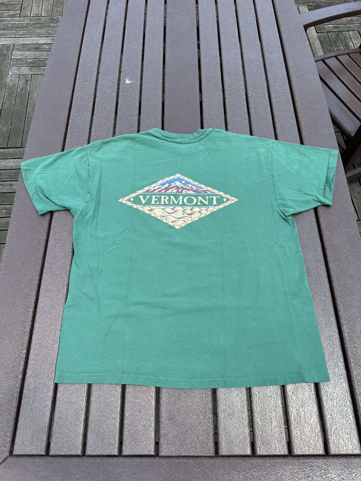Vintage Y2K Vintage Vermont Tee Size US L / EU 52-54 / 3 - 3 Thumbnail