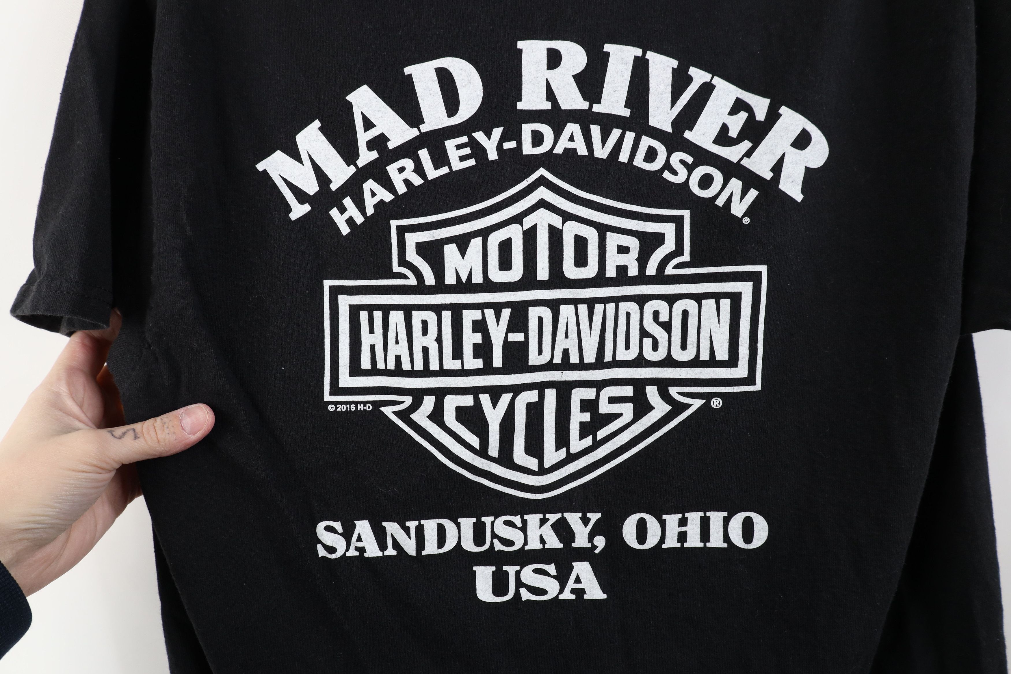 Harley Davidson Y2K Harley Davidson Spell Out Big Logo Short Sleeve T-Shirt Size US M / EU 48-50 / 2 - 12 Thumbnail