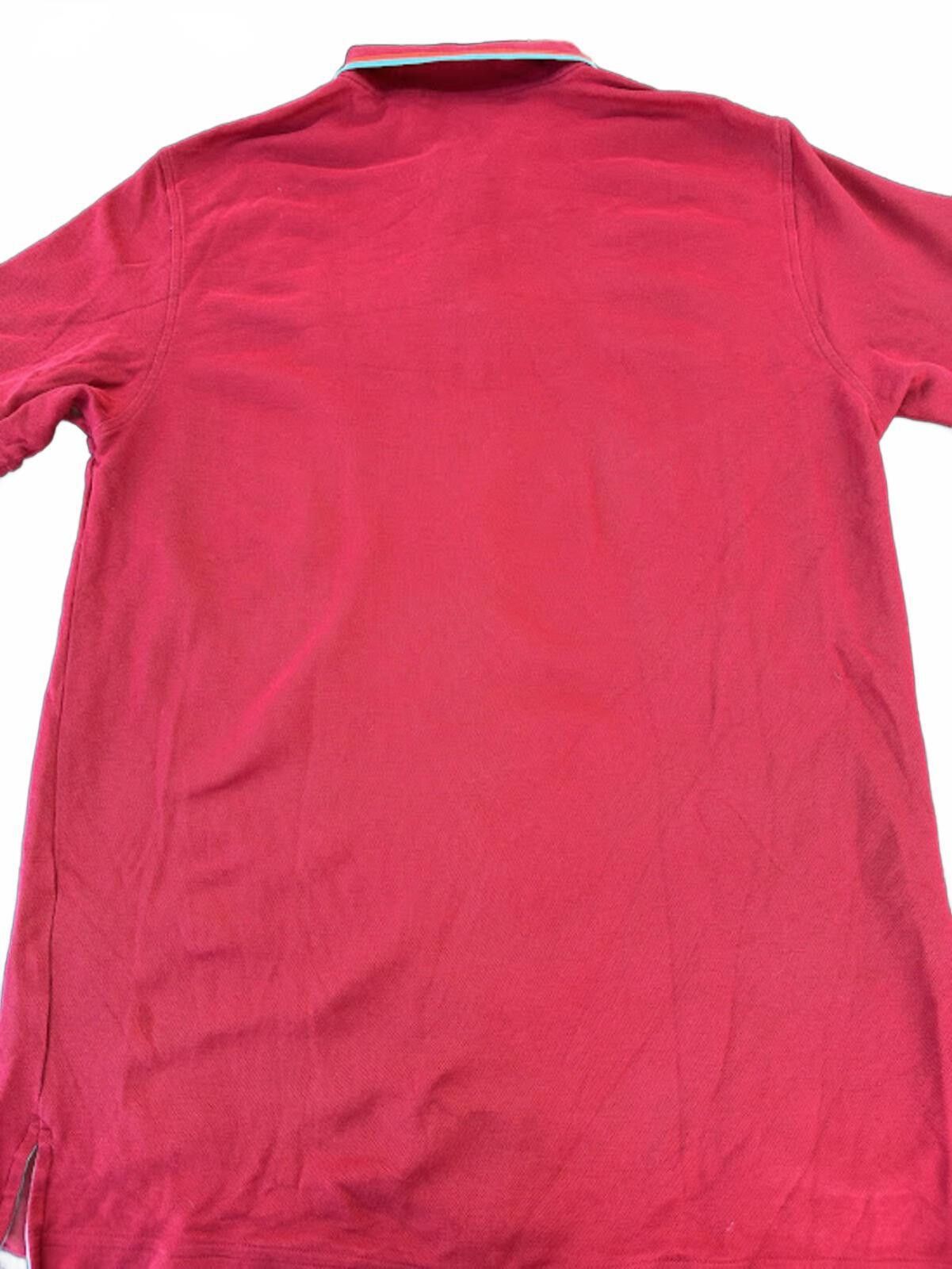 Psycho Bunny Psycho Bunny Polo Red Pima Cotton XL Size US XL / EU 56 / 4 - 2 Thumbnail