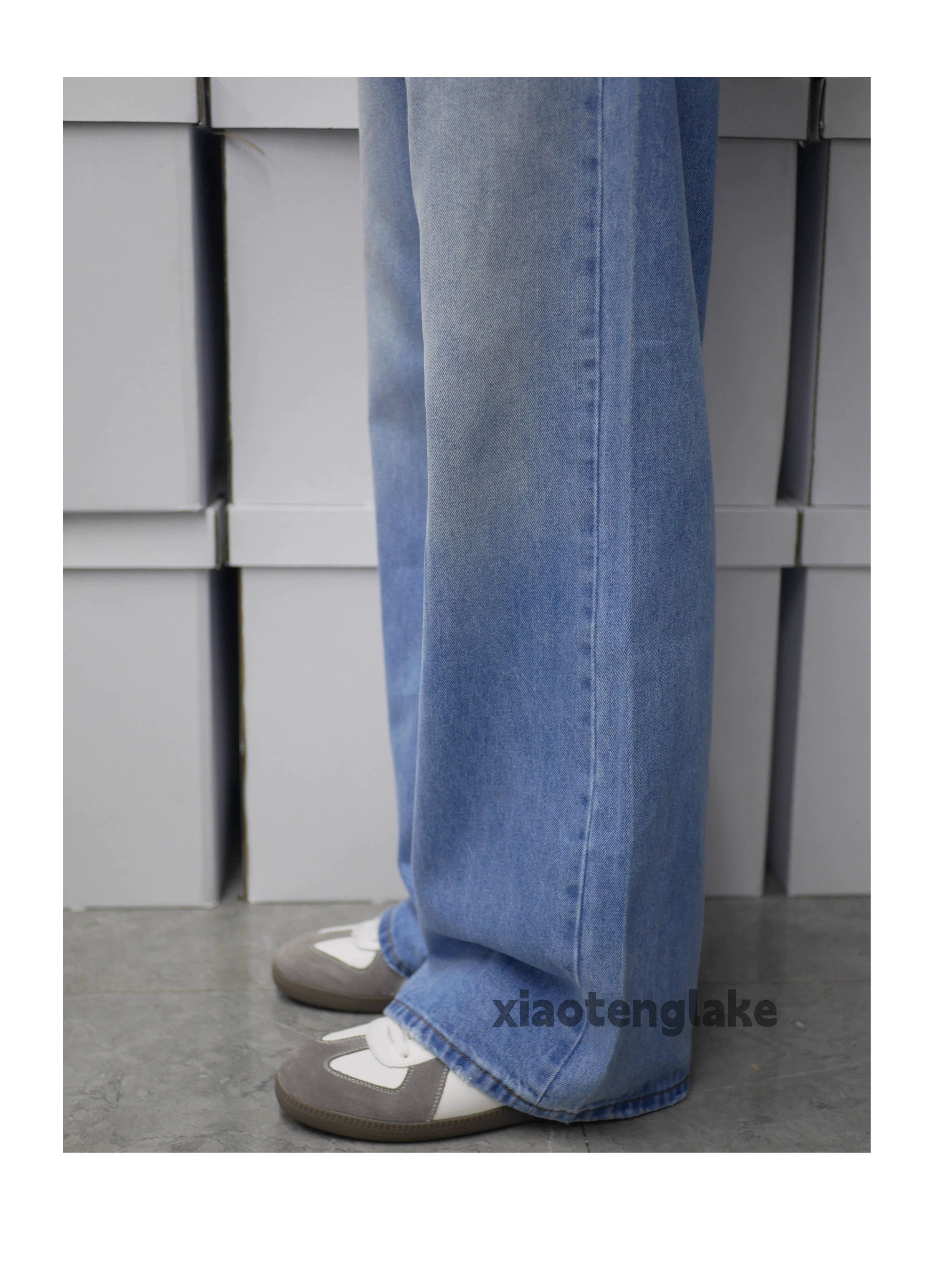 Jean × Vintage washed faded cleanfit yuppie bootcut baggy jeans Size US 34 / EU 50 - 9 Thumbnail