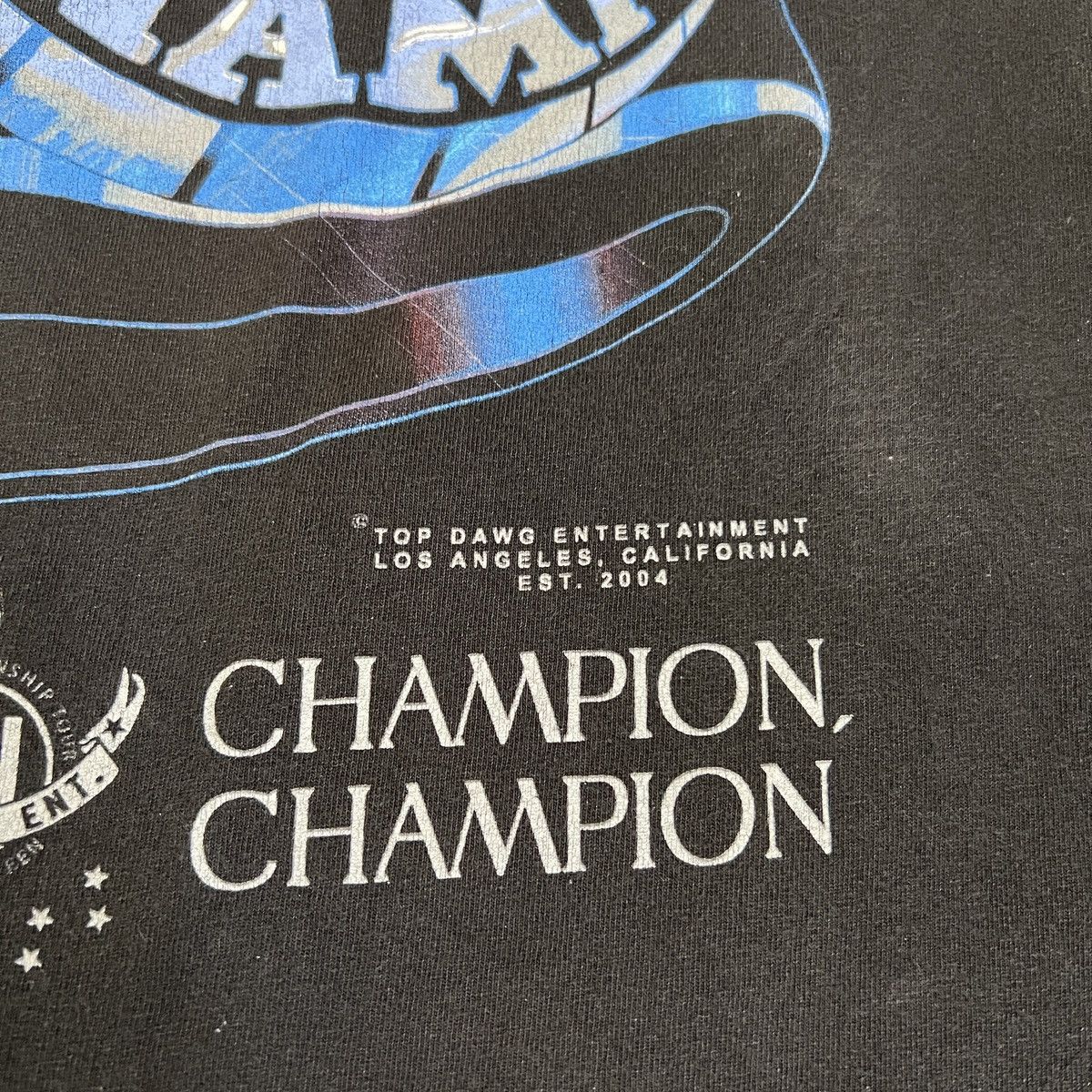 Kendrick Lamar × Rap Tees Kendrick Lamar World Champion TDE 2018 T Shirt Championship Size US L / EU 52-54 / 3 - 2 Thumbnail