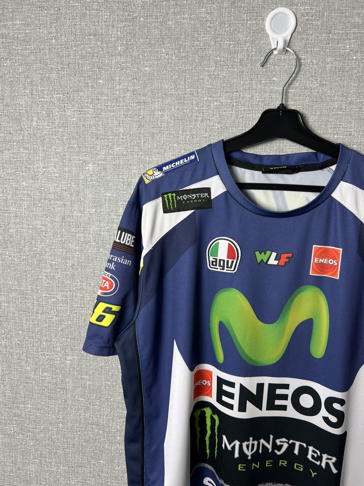 NASCAR Valentino Rossi VR46 Yamaha The Doctor Racing Jersey Tee Size US XL / EU 56 / 4 - 3 Thumbnail