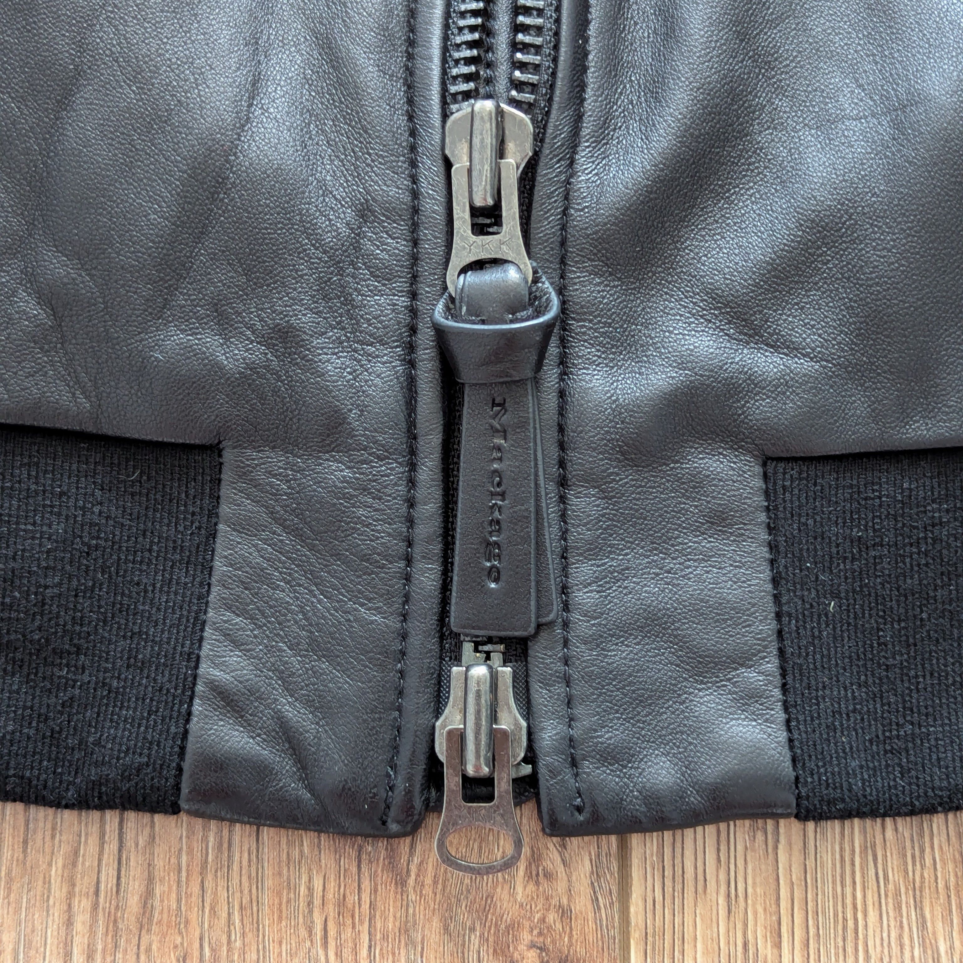 Leather × Mackage MACKAGE Montreal Leather Bomber Jacket Size S 38 Luxury Size US S / EU 44-46 / 1 - 25 Thumbnail