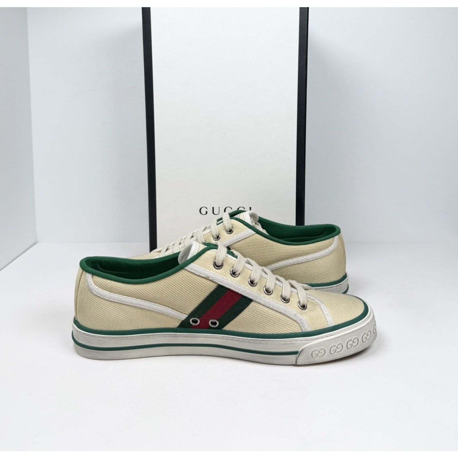 Gucci Size 8G/8.5US - Gucci Tennis 1977 Distressed NEW Size US 8.5 / EU 41-42 - 5 Thumbnail