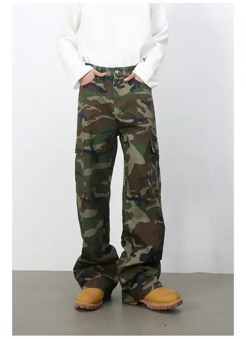 VIBE American high street pocket camouflage cargo jeans Size US 32 / EU 48 - 3 Thumbnail