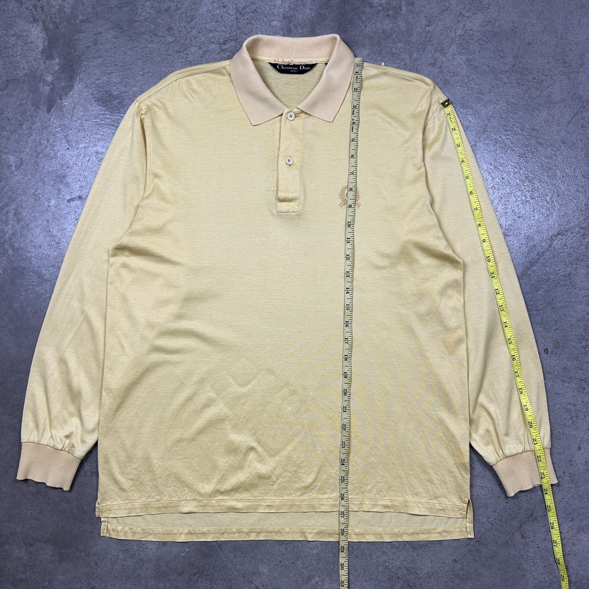 Christian Dior Monsieur × Vintage 1990s Christian Dior Sports - Longsleeve Size US L / EU 52-54 / 3 - 12 Thumbnail