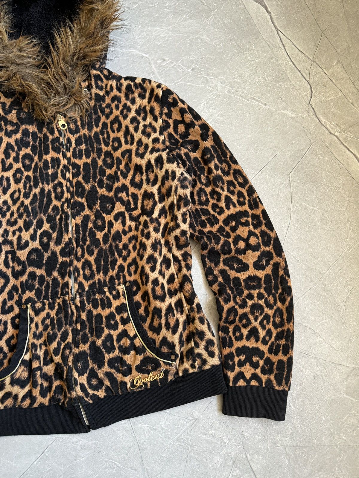 Hysteric Glamour Y2k Faux Fur Leopard Zip Hoodie If Six Was Nine LGB Style Size M / US 6-8 / IT 42-44 - 4 Thumbnail