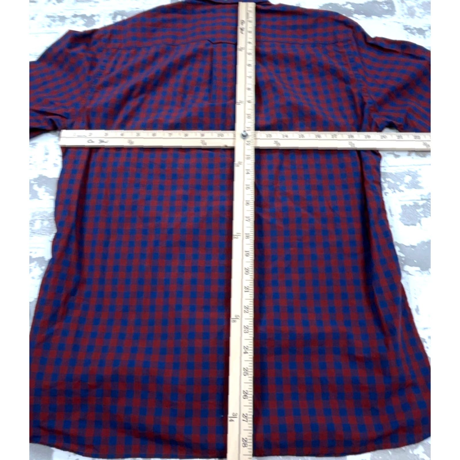 Brooks Brothers Brooks Brothers Shirt Men Medium Red Blue Gingham Check Button Up Dress Poplin Size 40R - 7 Thumbnail
