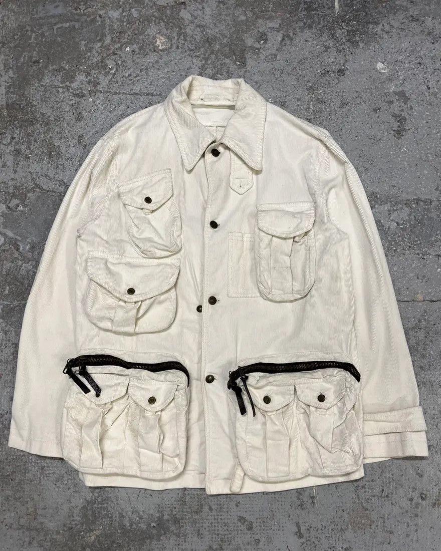 Dolce & Gabbana × Vintage SS2003 Dolce & Gabbana Hunter Multi Pockets Beige Jacket Size US M / EU 48-50 / 2 - 1 Thumbnail